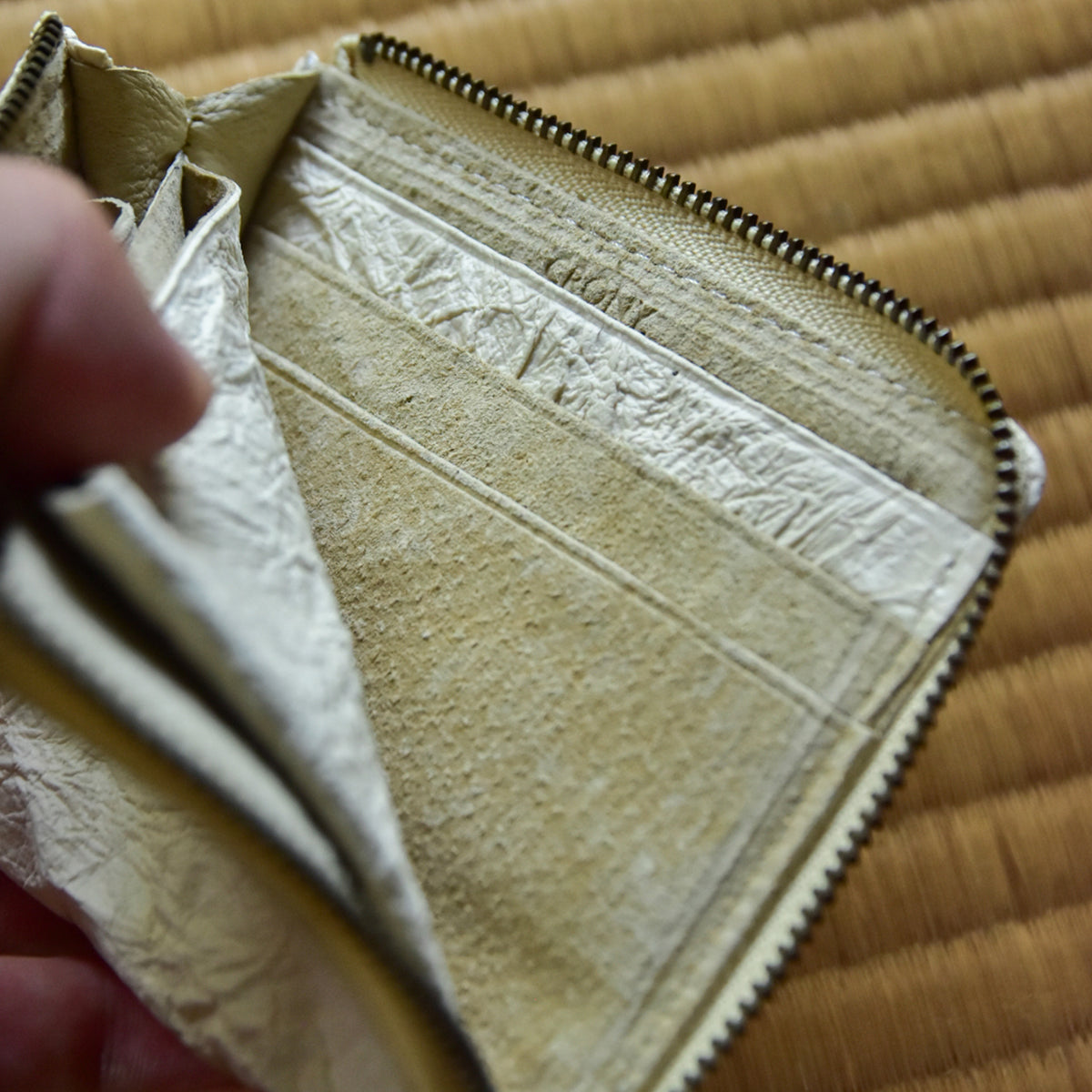 【WASHI】HALF ZIP WALLET SMALL / ハーフジップウォレットスモール