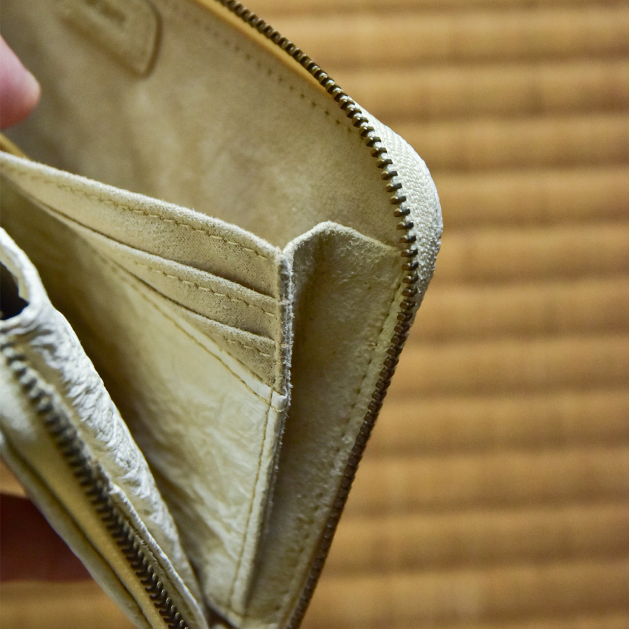 【WASHI】HALF ZIP WALLET LARGE / ハーフジップウォレットラージ