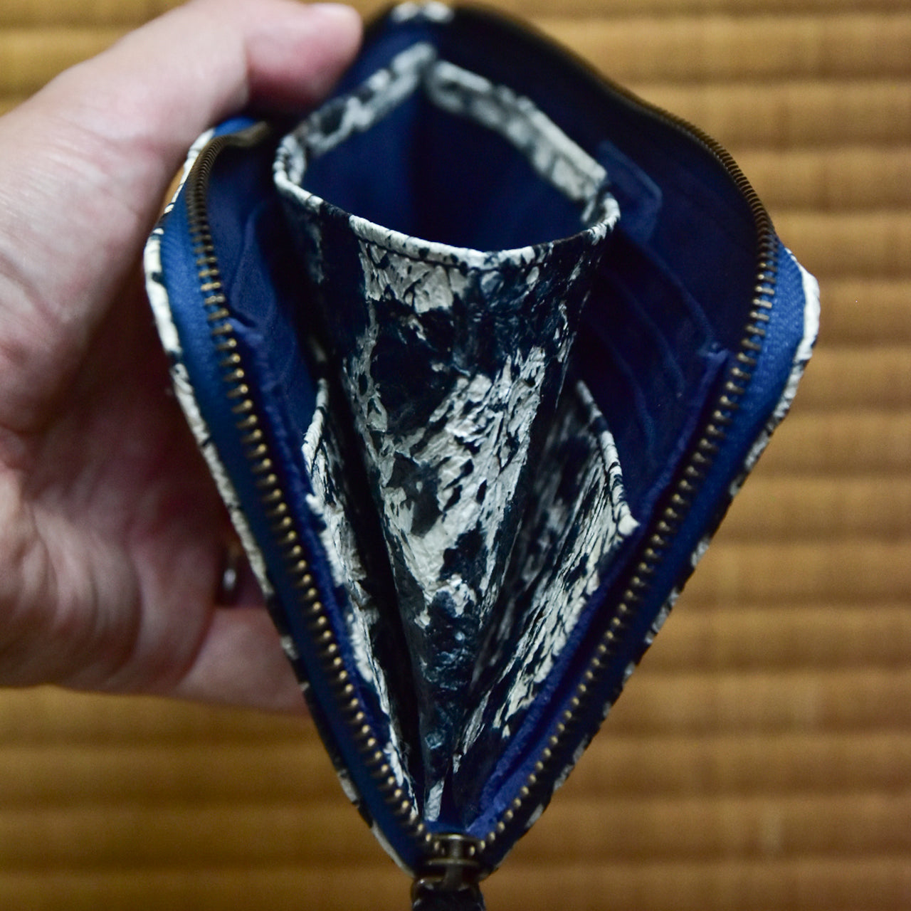 【WASHI】HALF ZIP WALLET LARGE / ハーフジップウォレットラージ