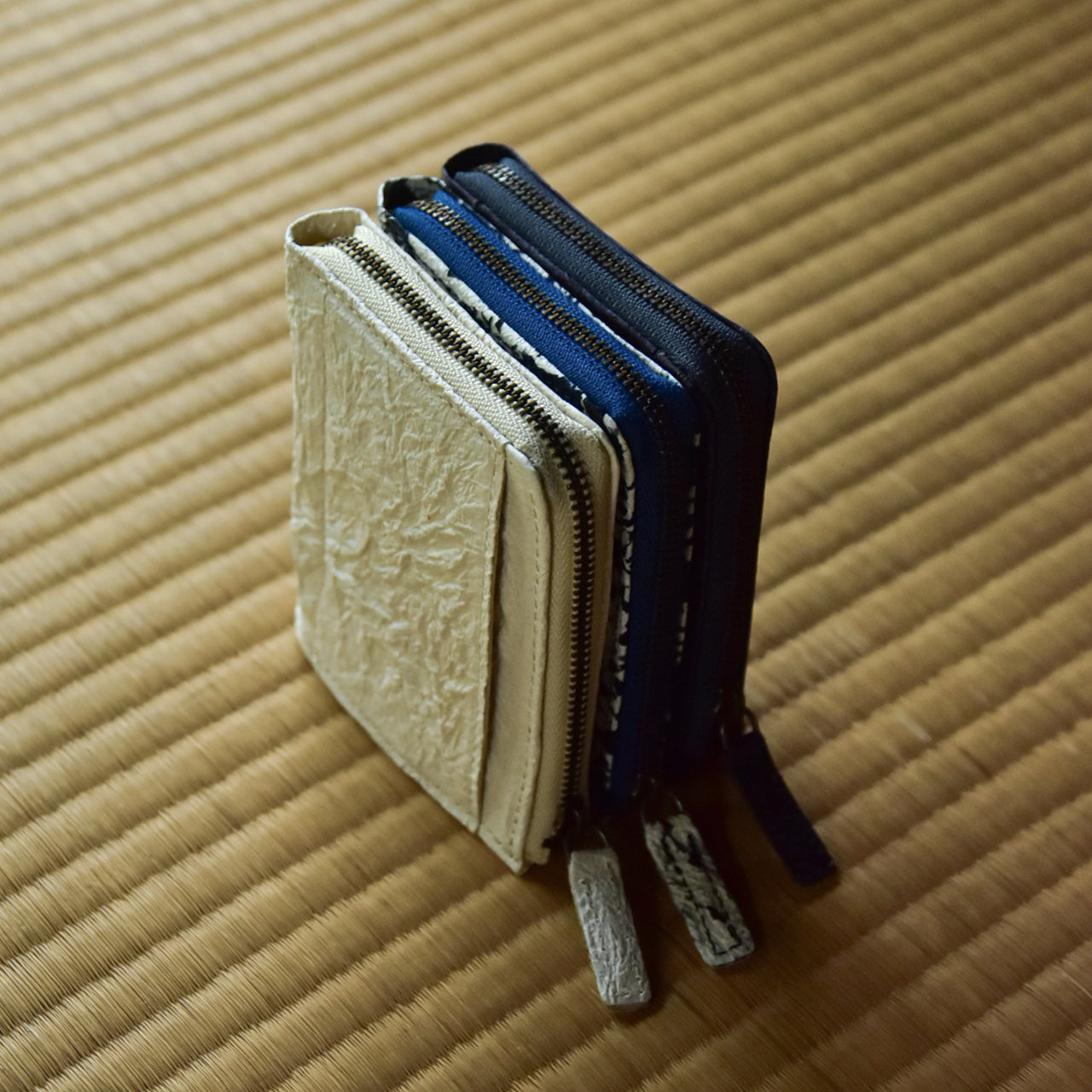 【WASHI】HALF ZIP WALLET SMALL / ハーフジップウォレットスモール
