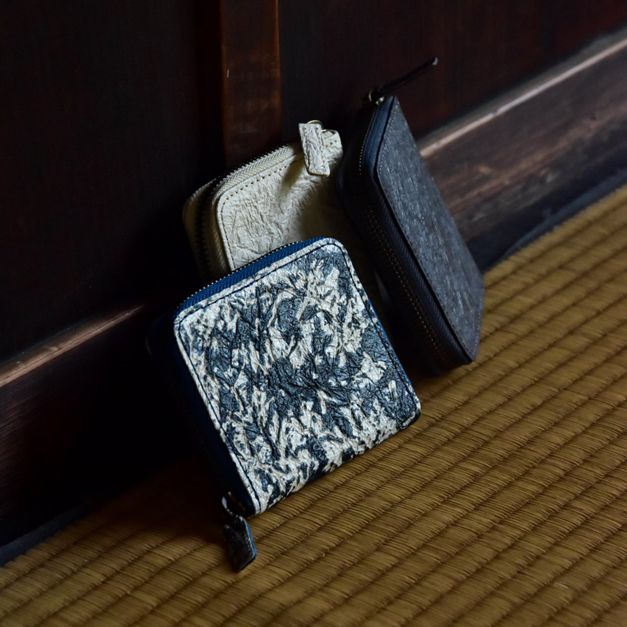【WASHI】MINI ROUND ZIP WALLET / ミニラウンドジップウォレット