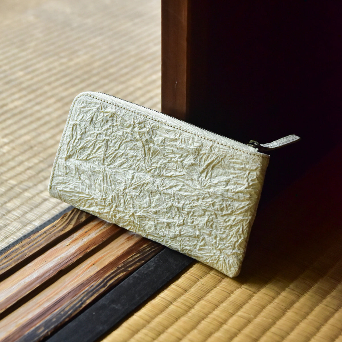 【WASHI】HALF ZIP WALLET LARGE / ハーフジップウォレットラージ