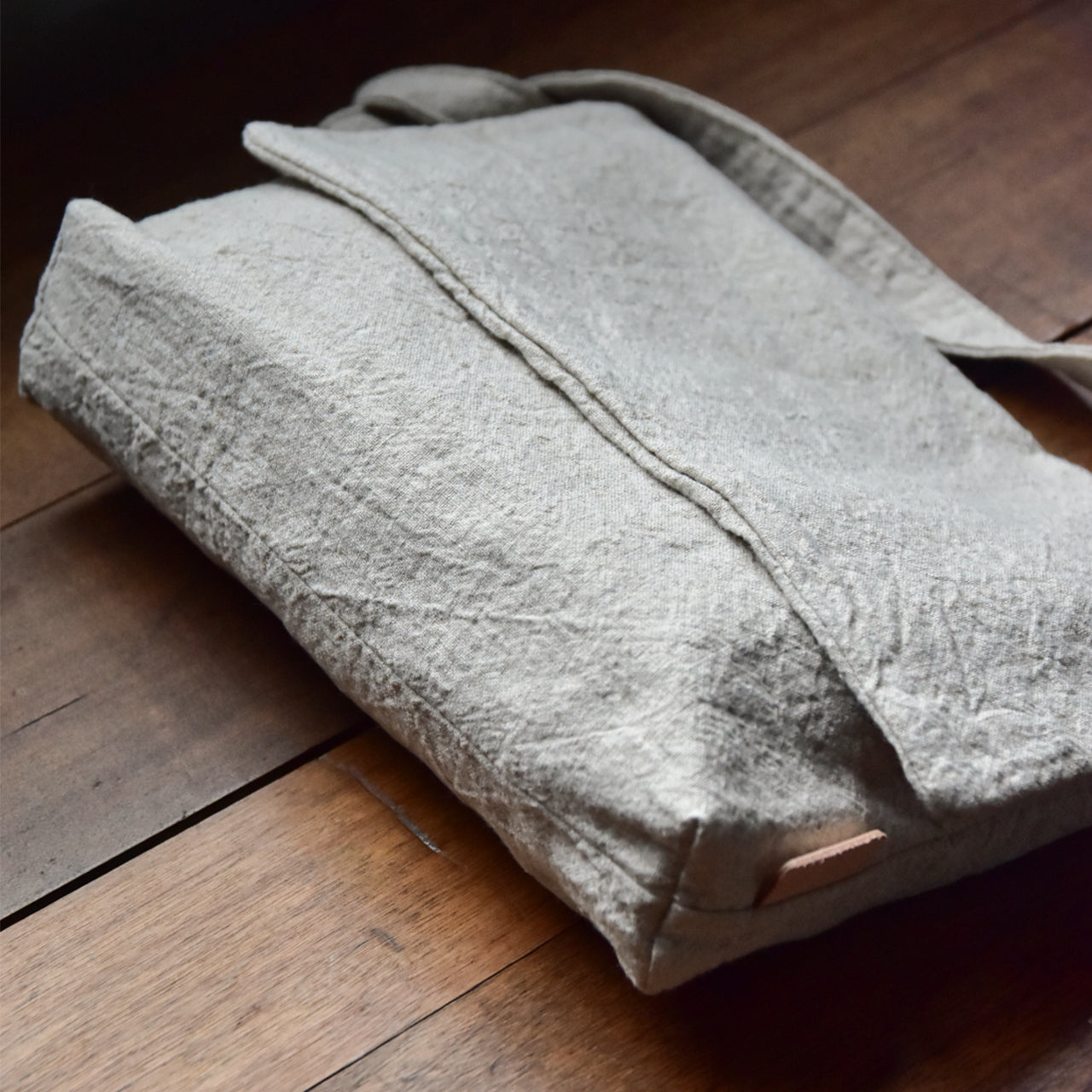 【HYBRID LINEN】Flap Shoulder M / フラップショルダー M