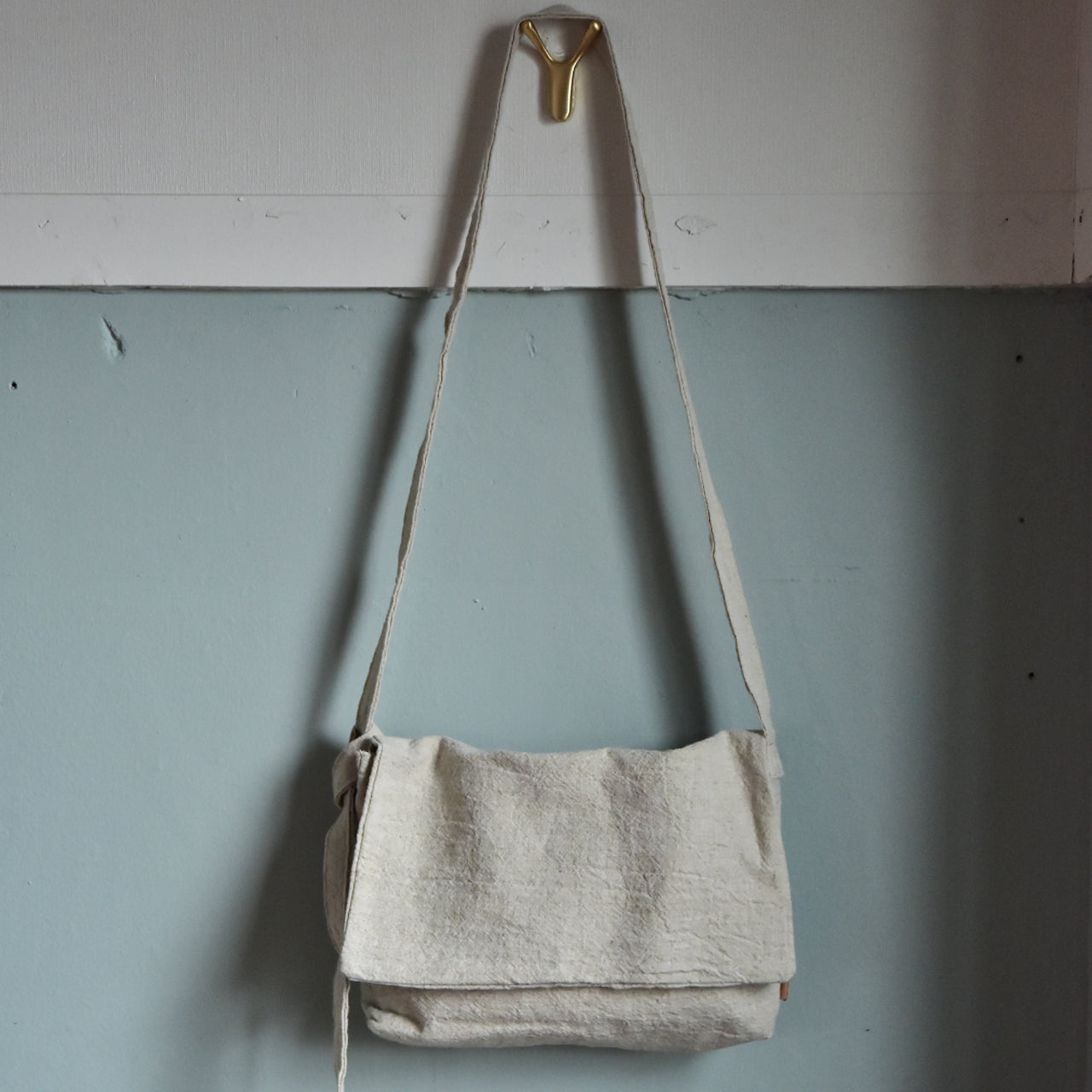 【HYBRID LINEN】Flap Shoulder M / フラップショルダー M