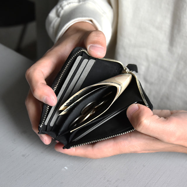 【TATUM】HALF ZIP WALLET / ハーフジップウォレット