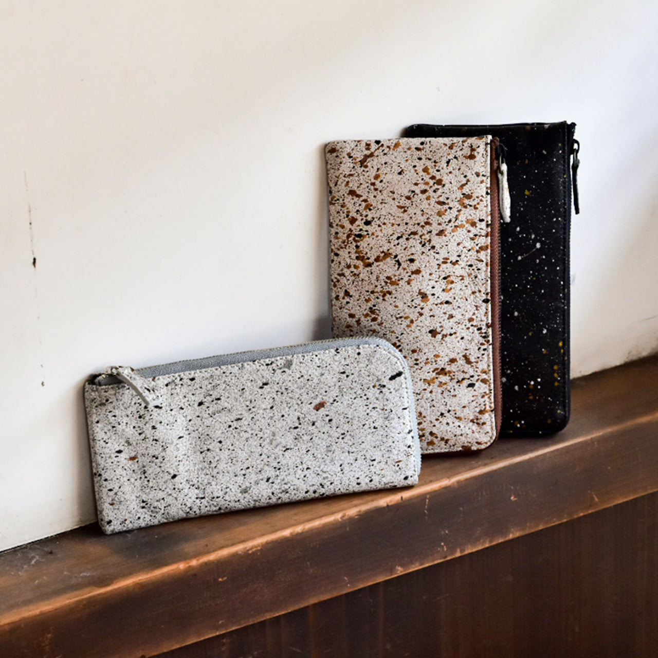 【MIKAGE】HALF ZIP WALLET LARGE / ハーフジップウォレット ラージ