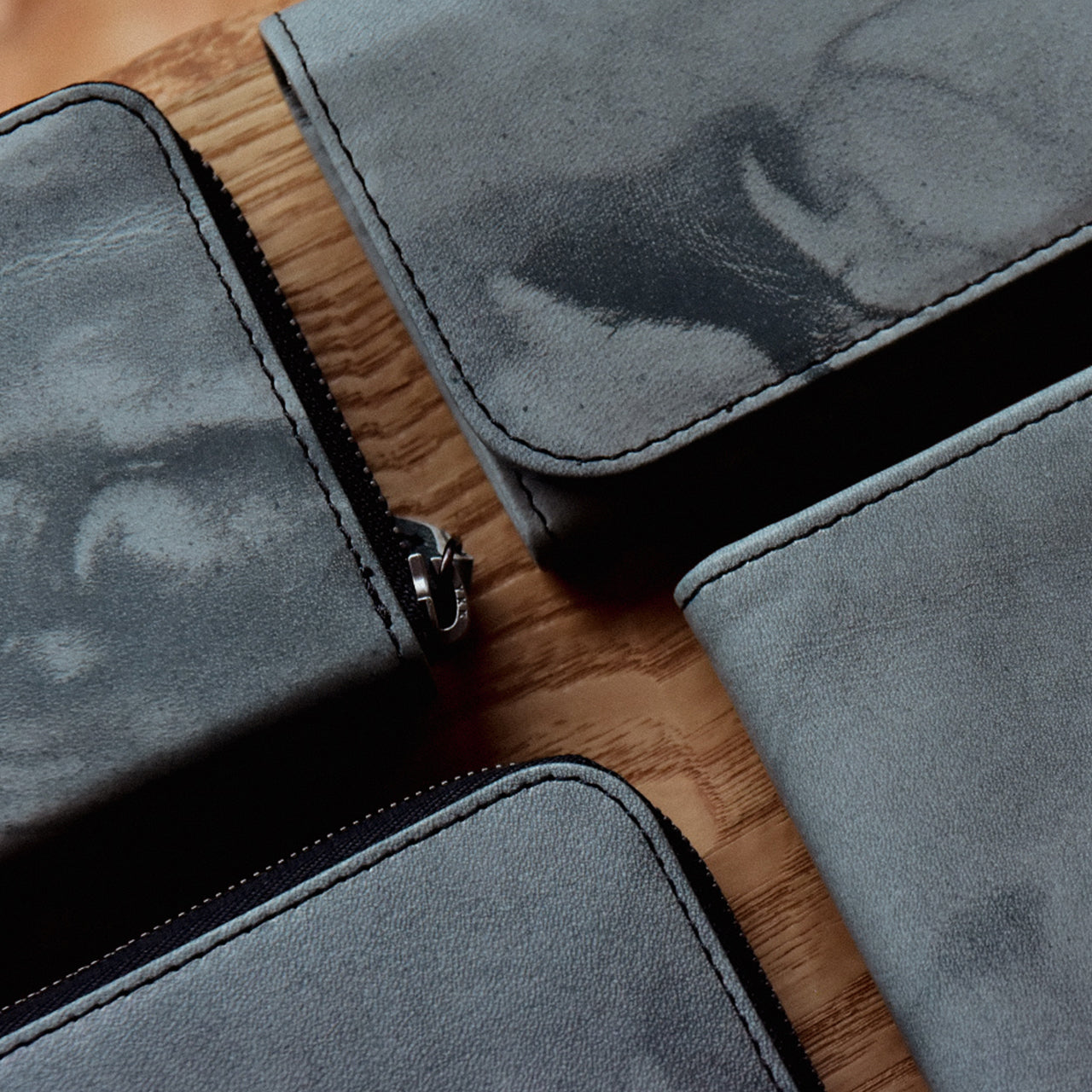 【SESSHU】HALF ZIP WALLET LARGE / ハーフジップウォレットラージ