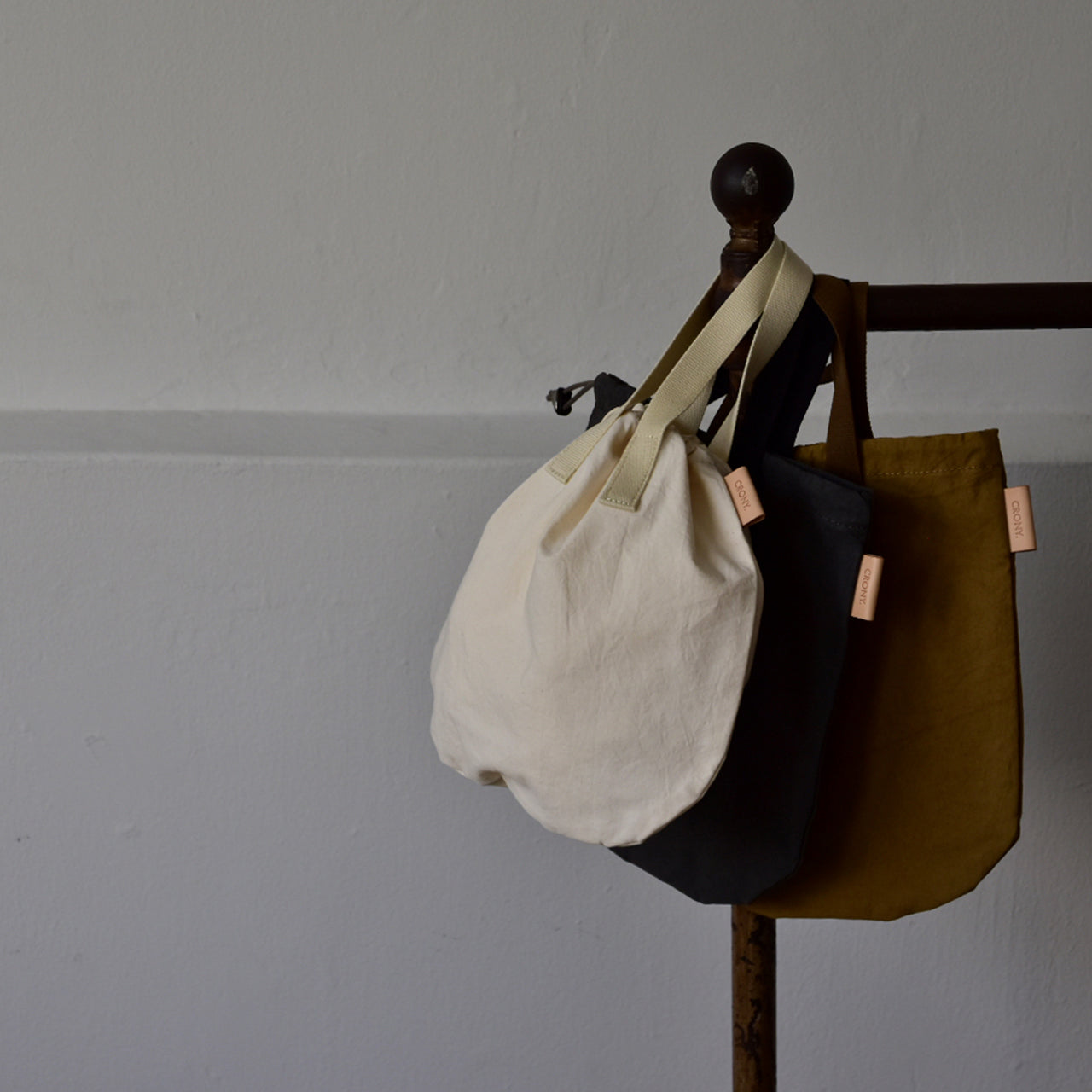 【ZAZA CLOTH】KINCHAKU TOTE S / 巾着トートS