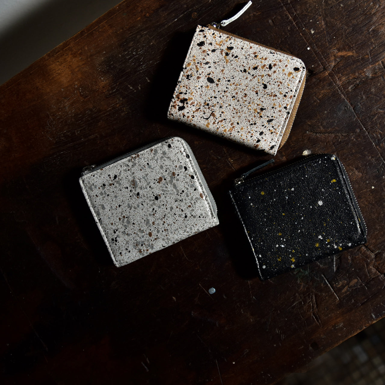 【MIKAGE】HALF ZIP WALLET SMALL / ハーフジップウォレット スモール