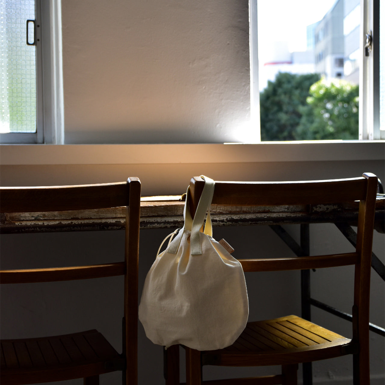 【ZAZA CLOTH】KINCHAKU TOTE S / 巾着トートS