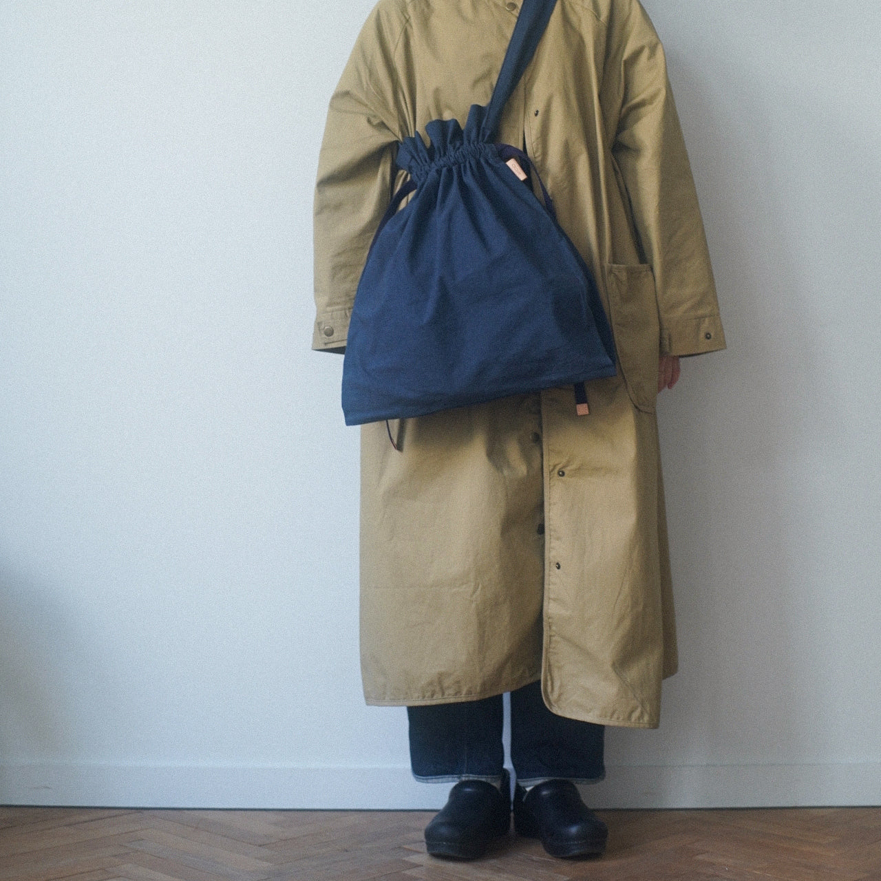 【ZAZA CLOTH】 KINCHAKU SHOULDER / 巾着ショルダー