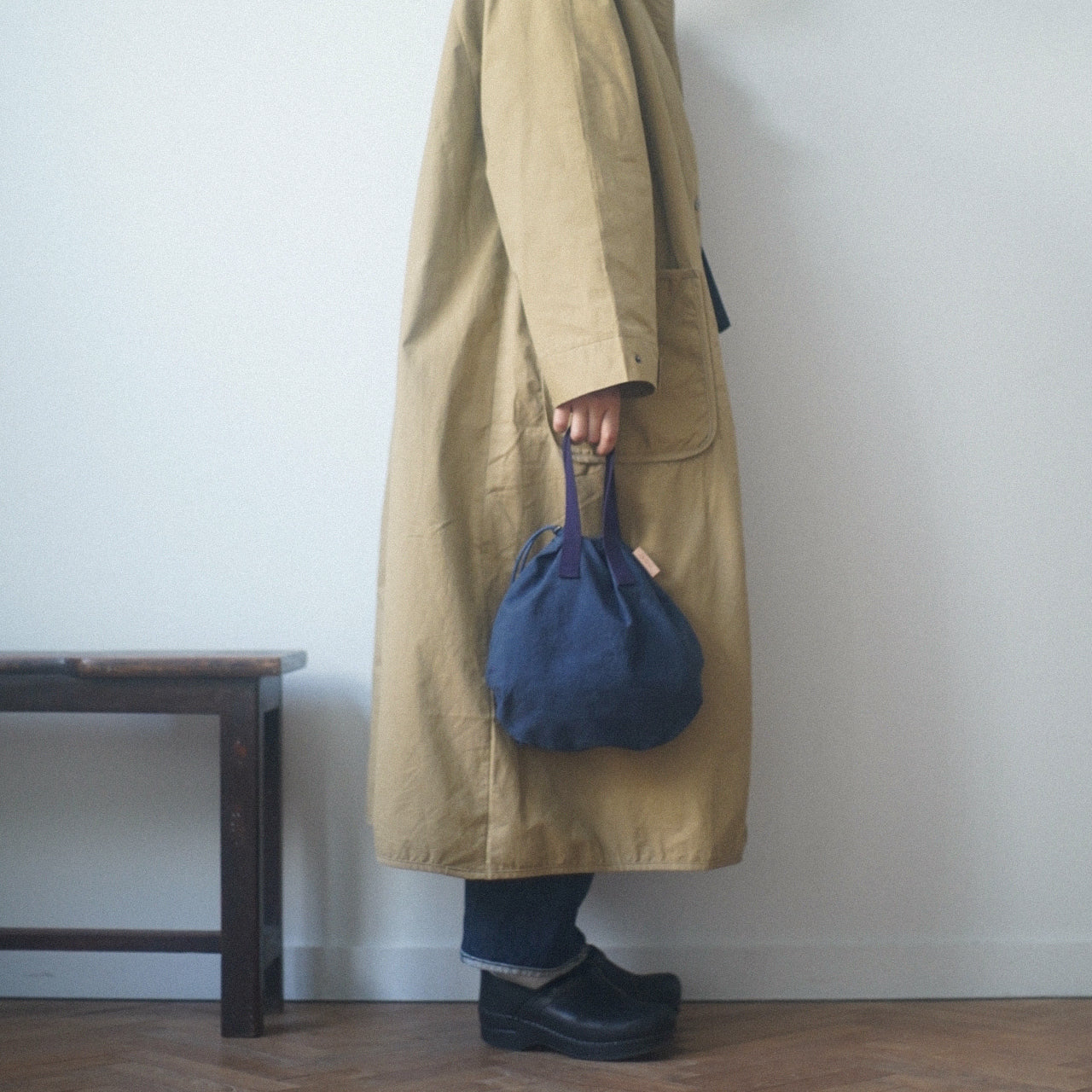 【ZAZA CLOTH】KINCHAKU TOTE S / 巾着トートS