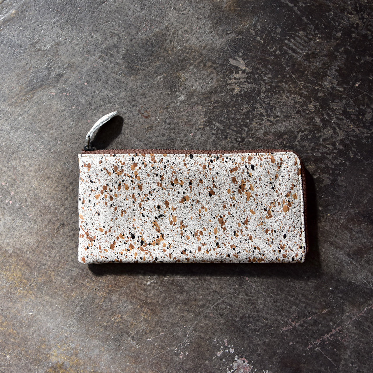 【MIKAGE】HALF ZIP WALLET LARGE / ハーフジップウォレット ラージ