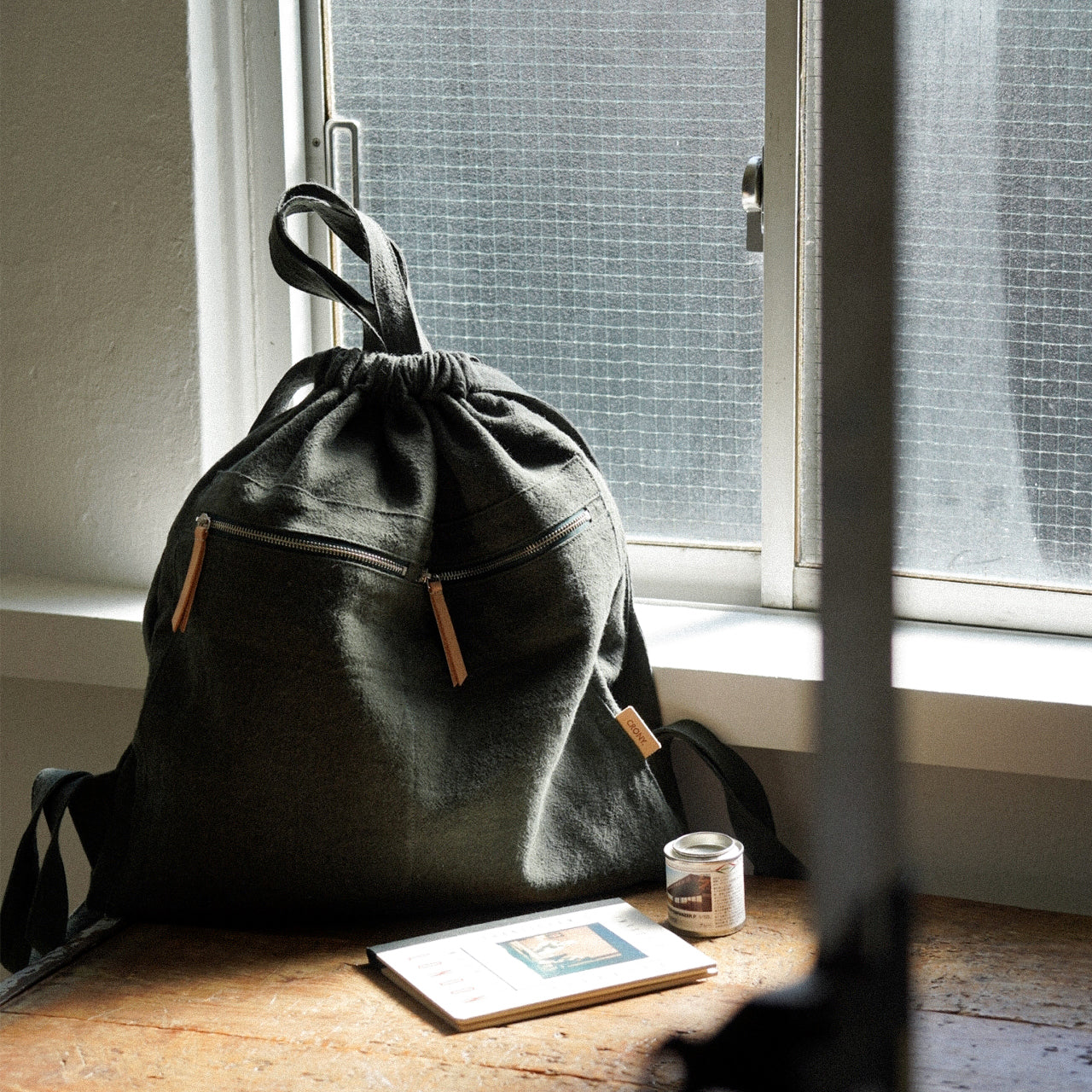 【HYBRID LINEN 】NAP ZAC / ナップサック