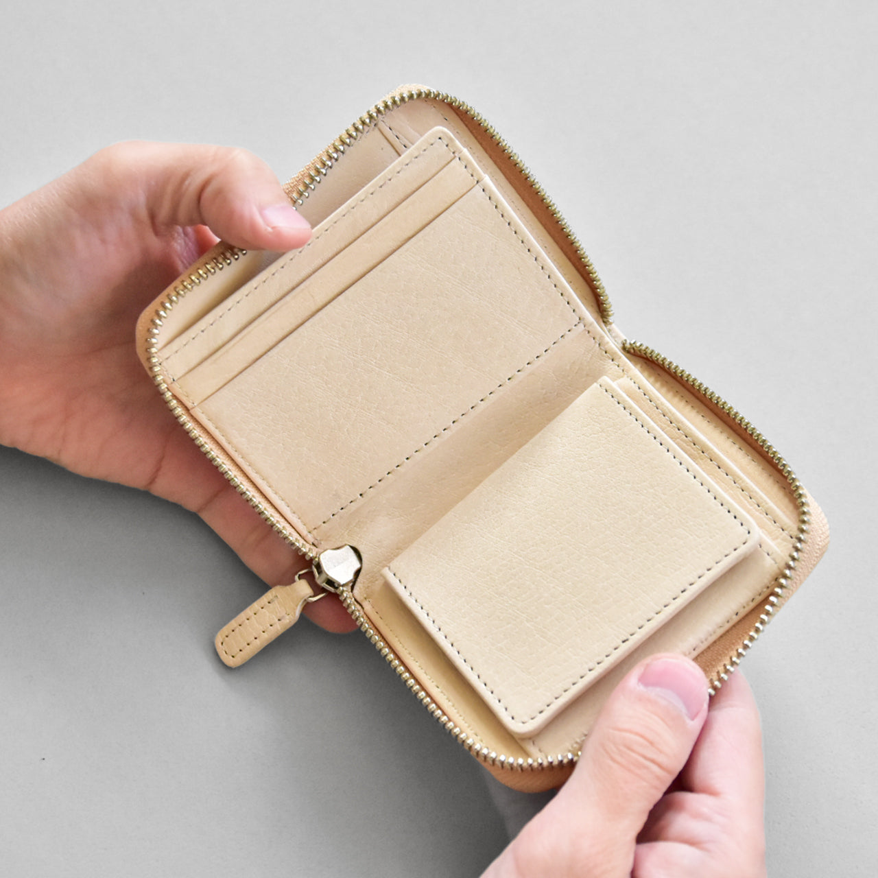 【TOKYO NUME】MINI ROUND ZIP WALLET / ミニラウンドジップウォレット
