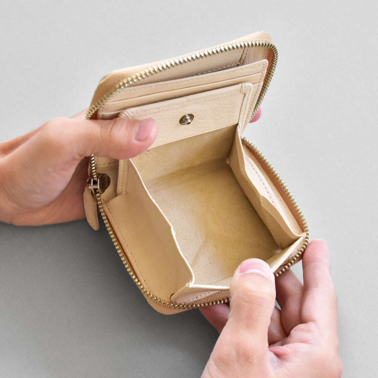 【TOKYO NUME】MINI ROUND ZIP WALLET / ミニラウンドジップウォレット