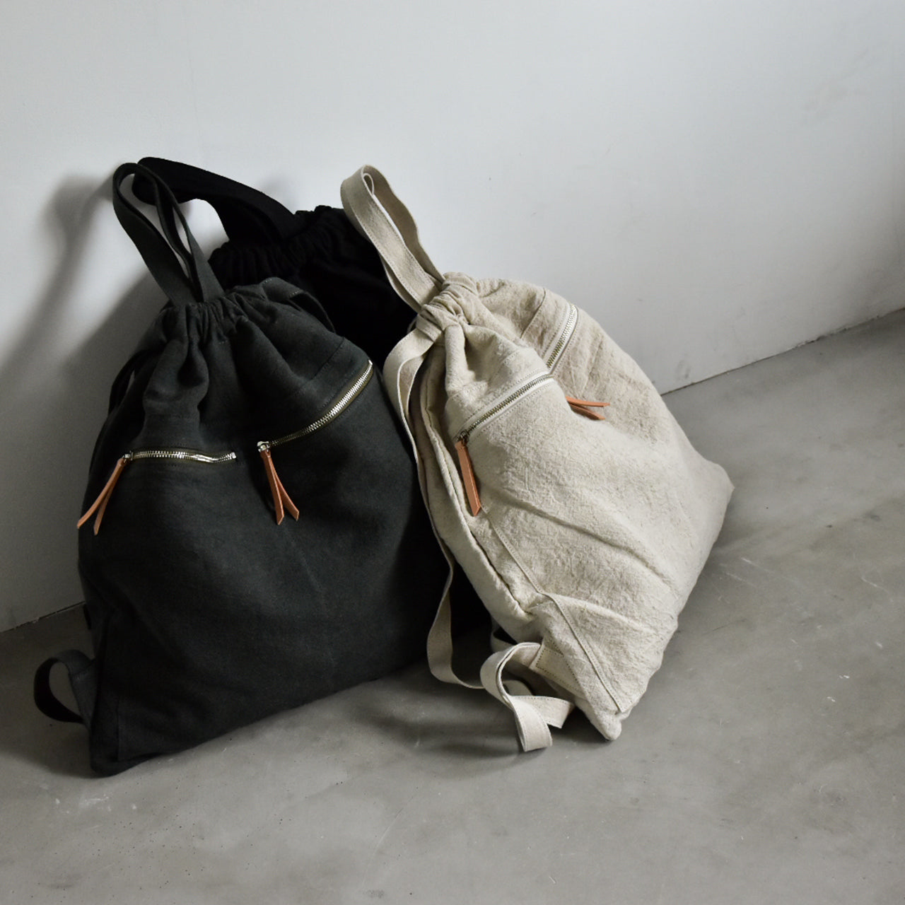 【HYBRID LINEN 】NAP ZAC / ナップサック