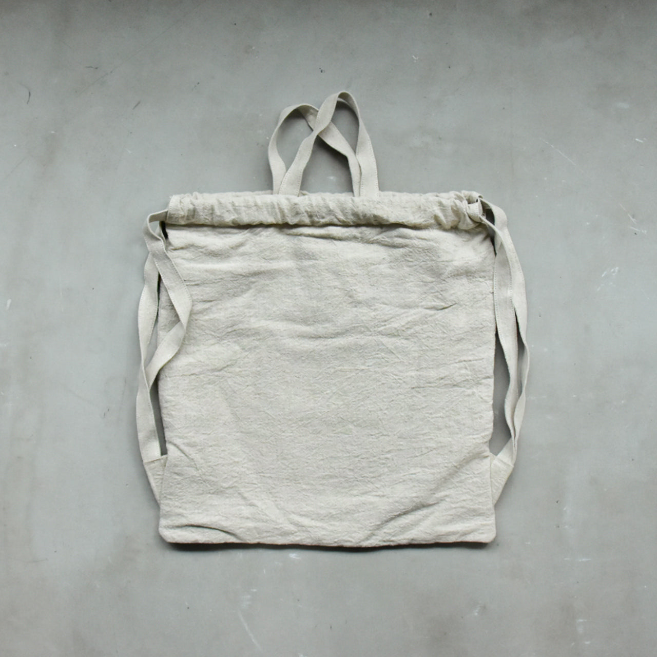 【HYBRID LINEN 】NAP ZAC / ナップサック
