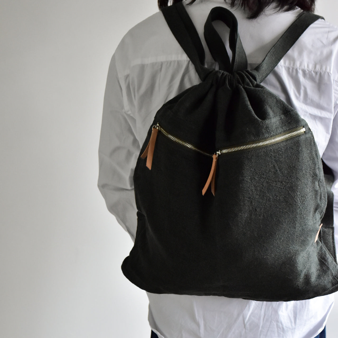 【HYBRID LINEN 】NAP ZAC / ナップサック