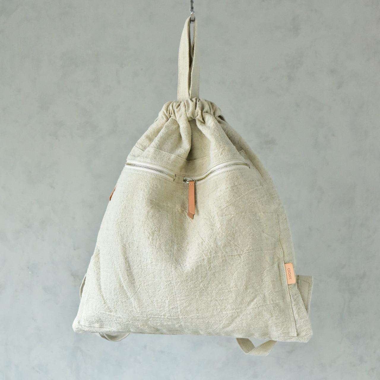 【HYBRID LINEN 】NAP ZAC / ナップサック