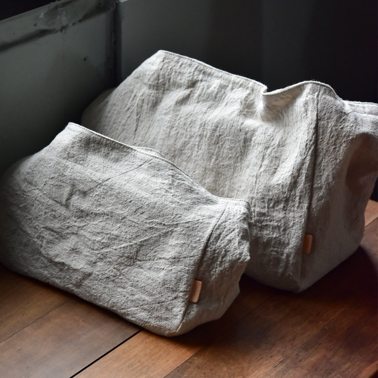 【HYBRID LINEN】Newspaper Bag L / ニュースペーパーバッグ L
