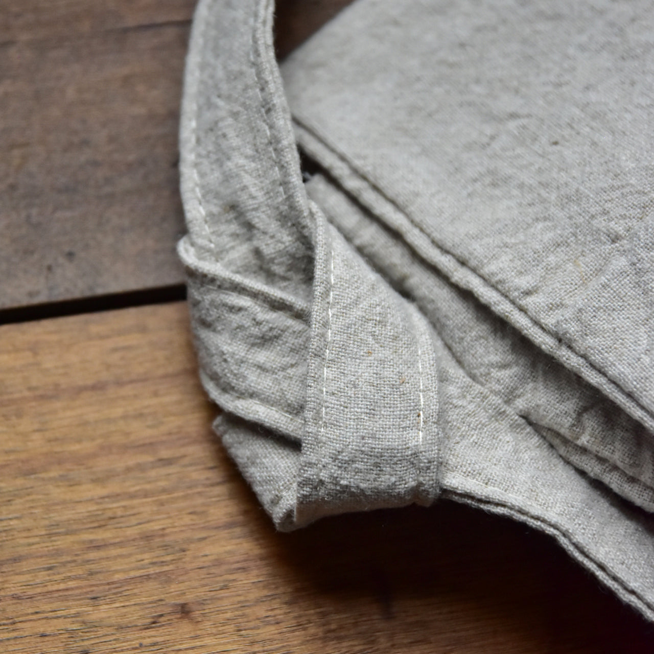 【HYBRID LINEN】Flap Shoulder M / フラップショルダー M