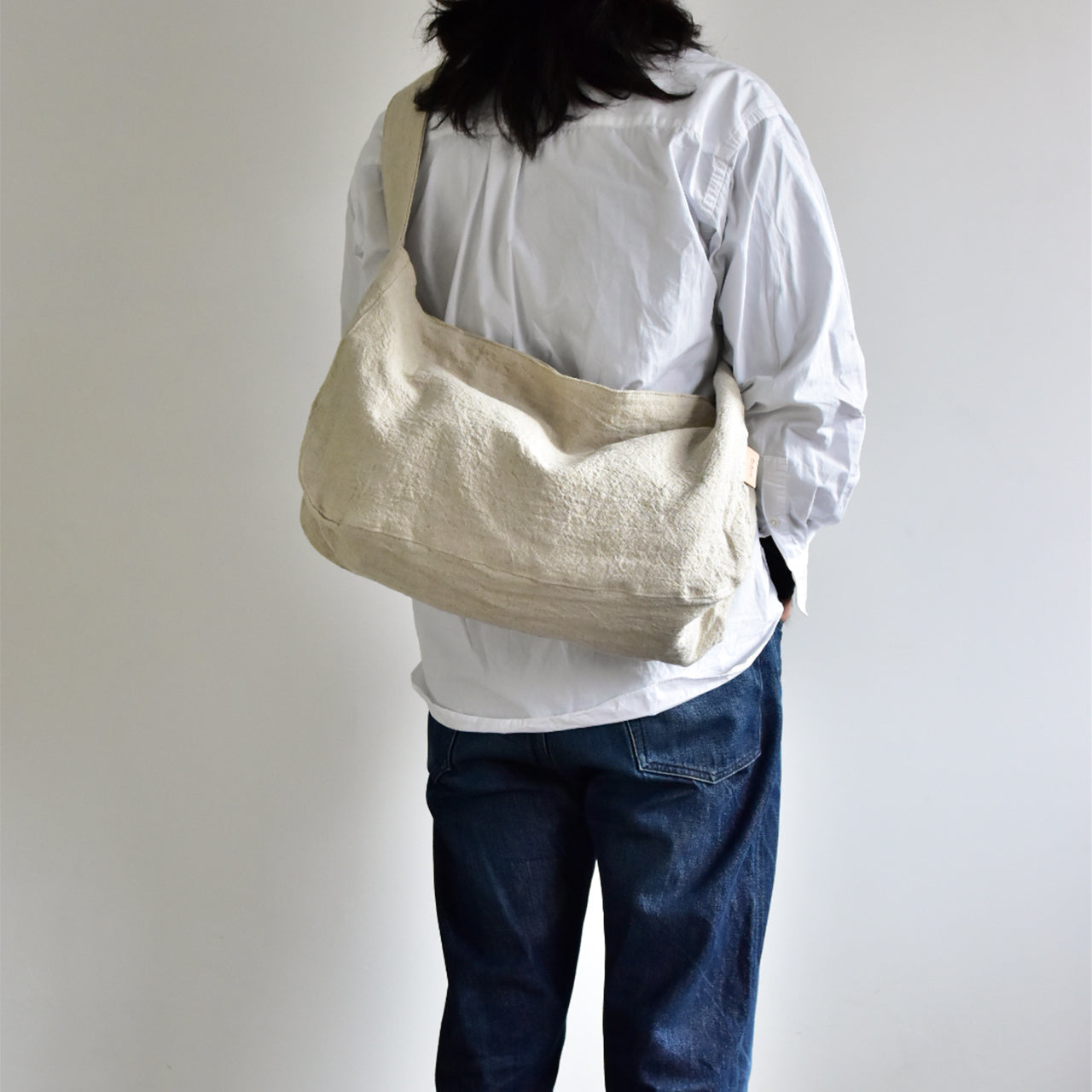 【HYBRID LINEN】NEWSPAPER BAG / ニュースペーパーバッグ