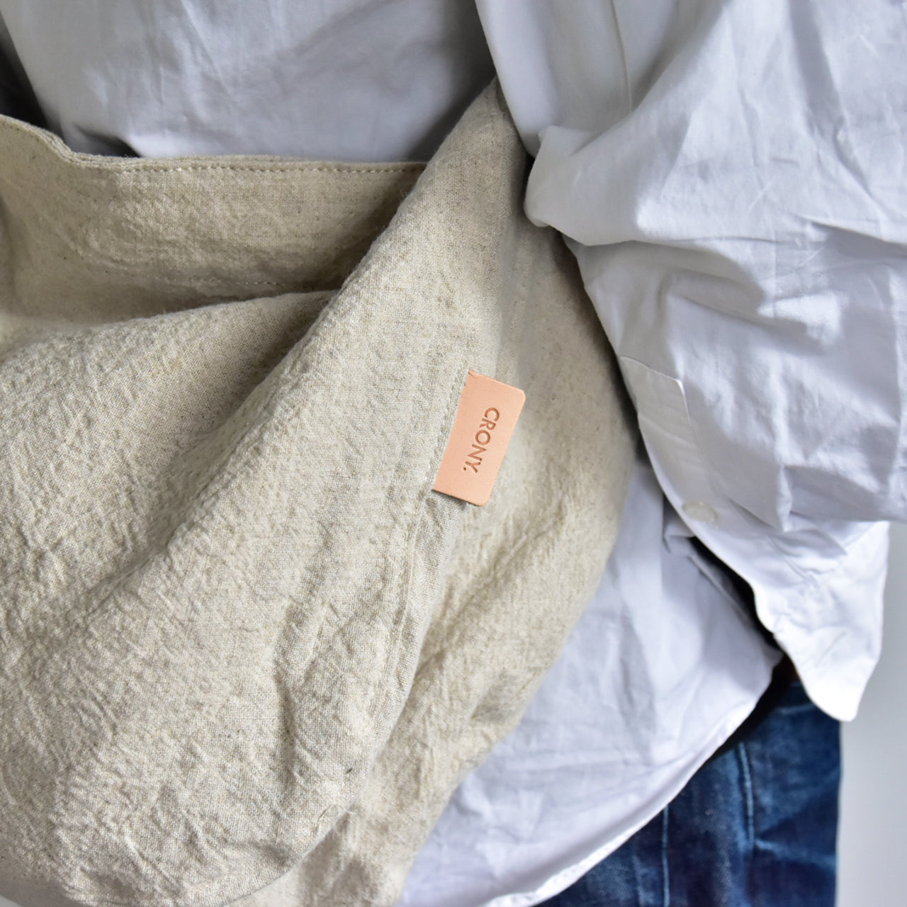 【HYBRID LINEN】NEWSPAPER BAG / ニュースペーパーバッグ