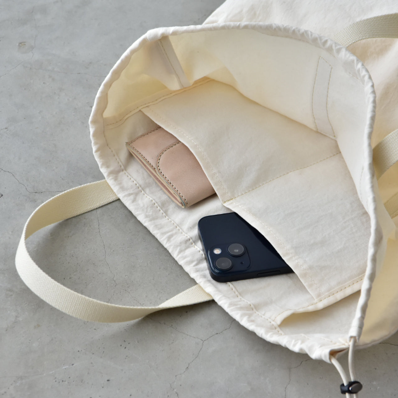 【ZAZA CLOTH】KINCHAKU TOTE M / 巾着トート M