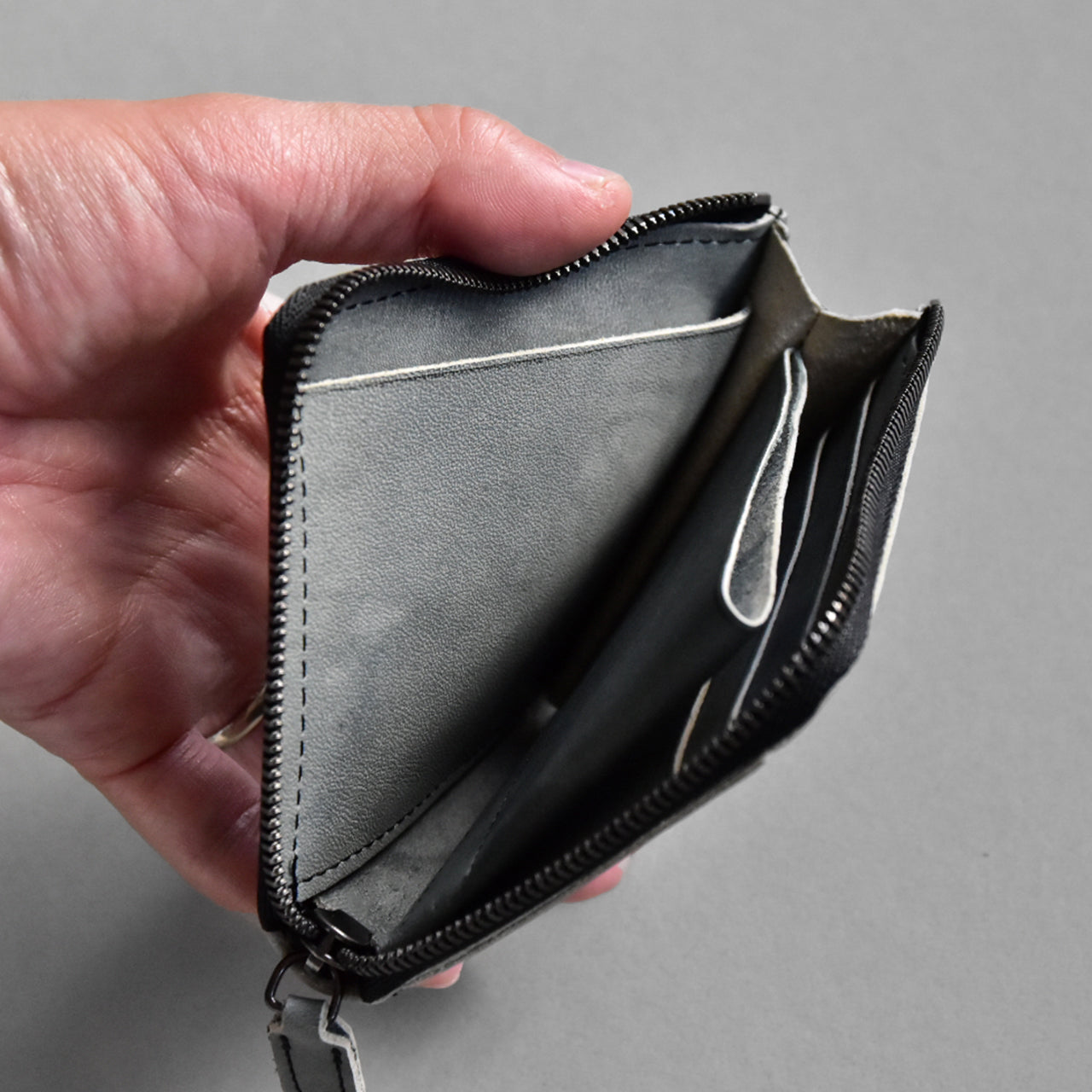 【SESSHU】HALF ZIP WALLET SMALL / ハーフジップウォレットスモール