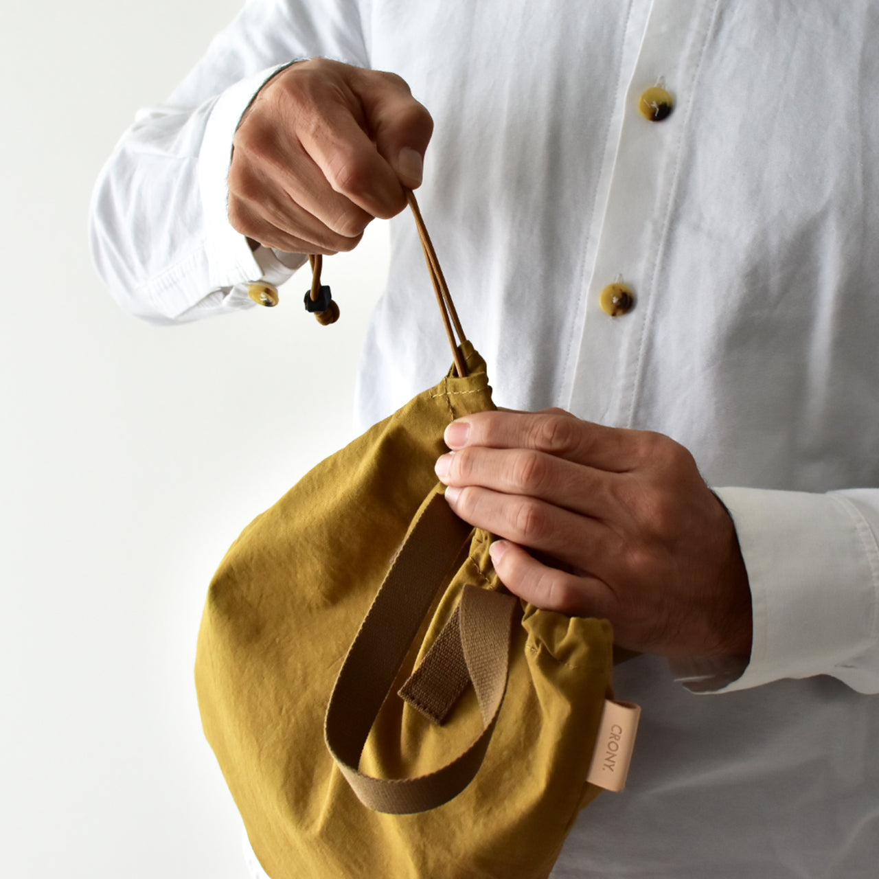 【ZAZA CLOTH】KINCHAKU TOTE S / 巾着トートS