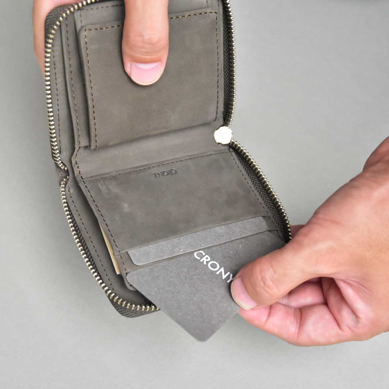 【TATUM】MINI ROUND ZIP WALLET / ミニラウンドジップウォレット