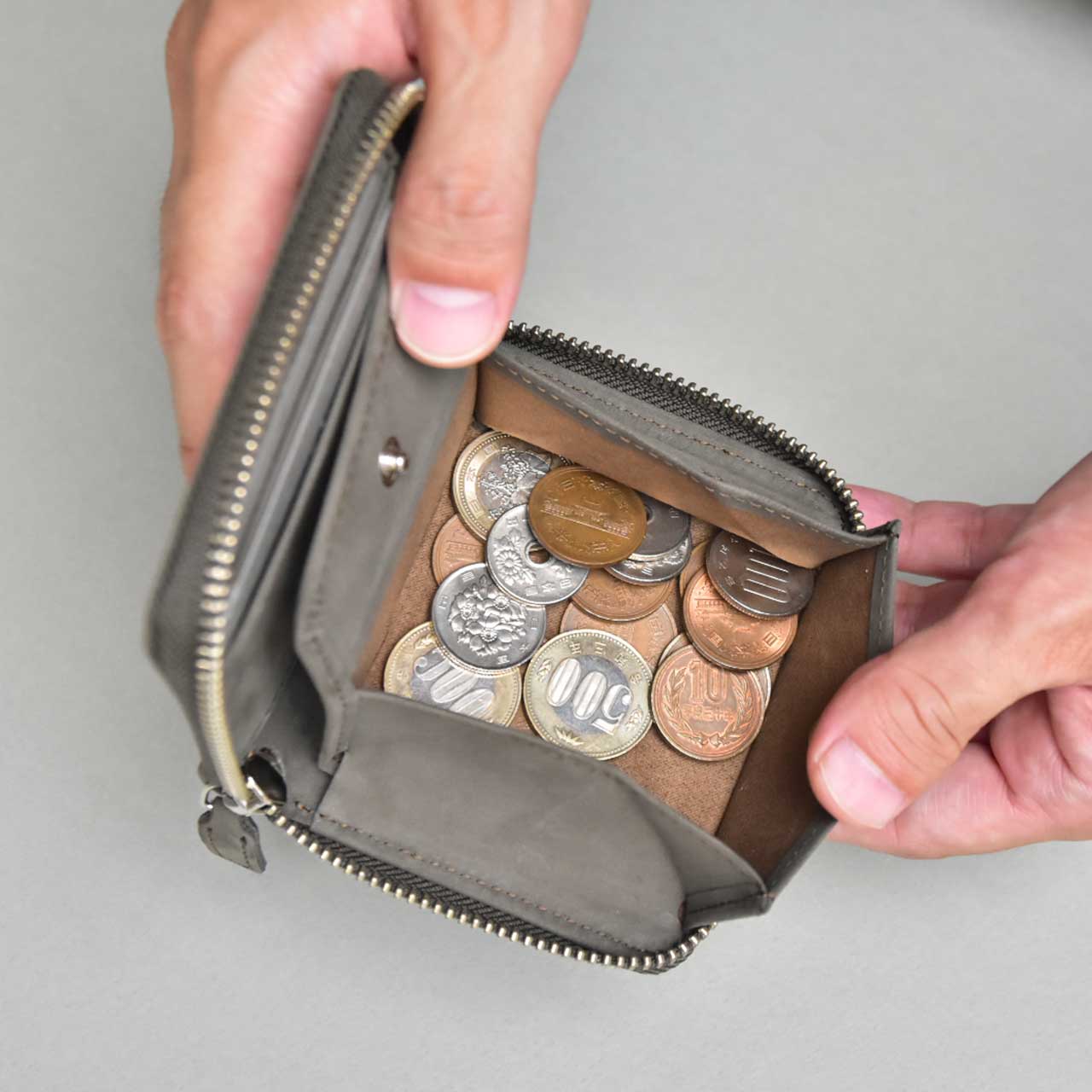 【TATUM】MINI ROUND ZIP WALLET / ミニラウンドジップウォレット