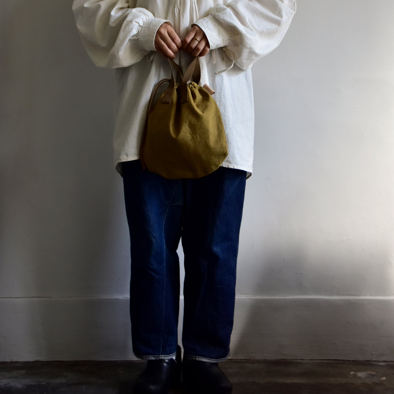 【ZAZA CLOTH】KINCHAKU TOTE S / 巾着トートS