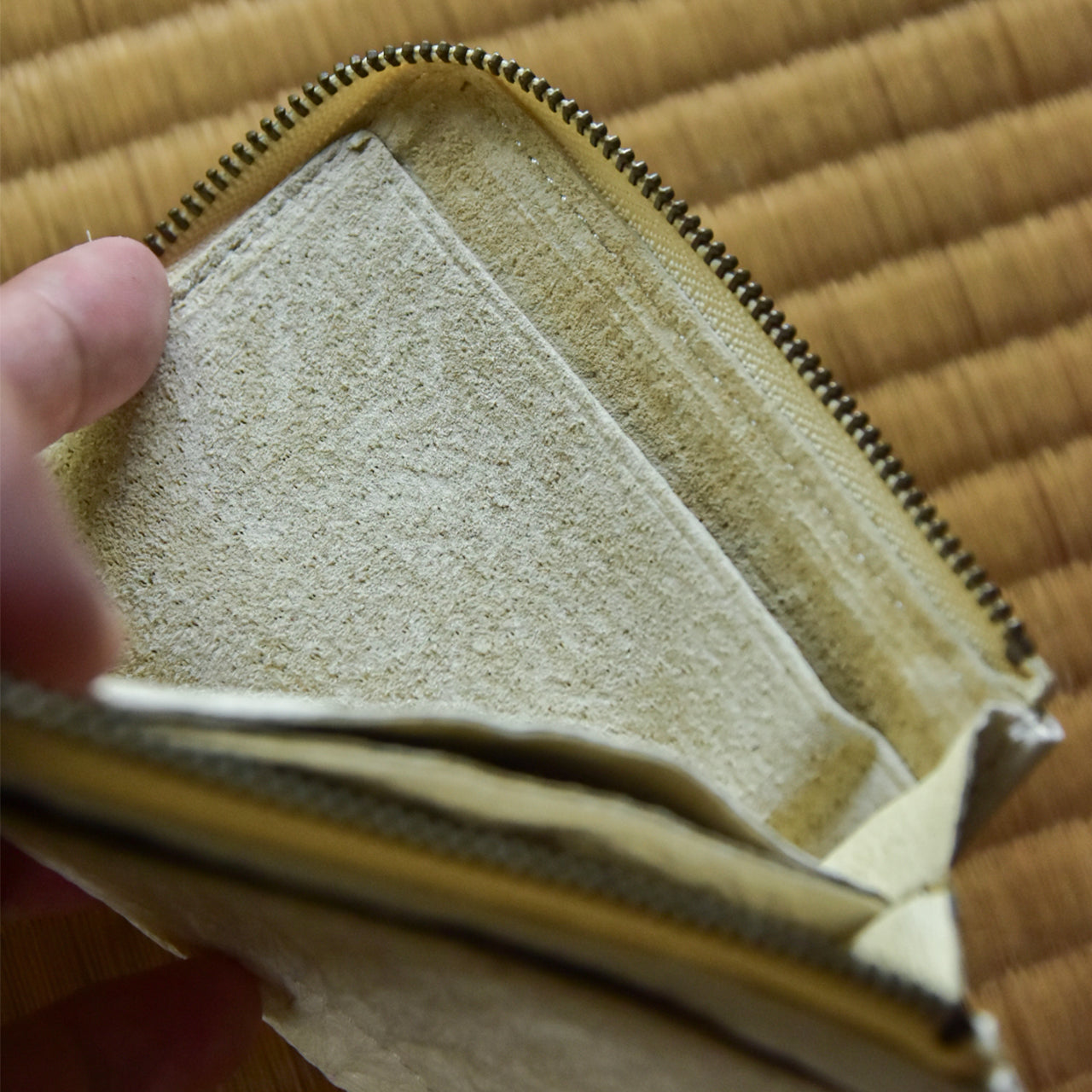 【WASHI】HALF ZIP WALLET SMALL / ハーフジップウォレットスモール