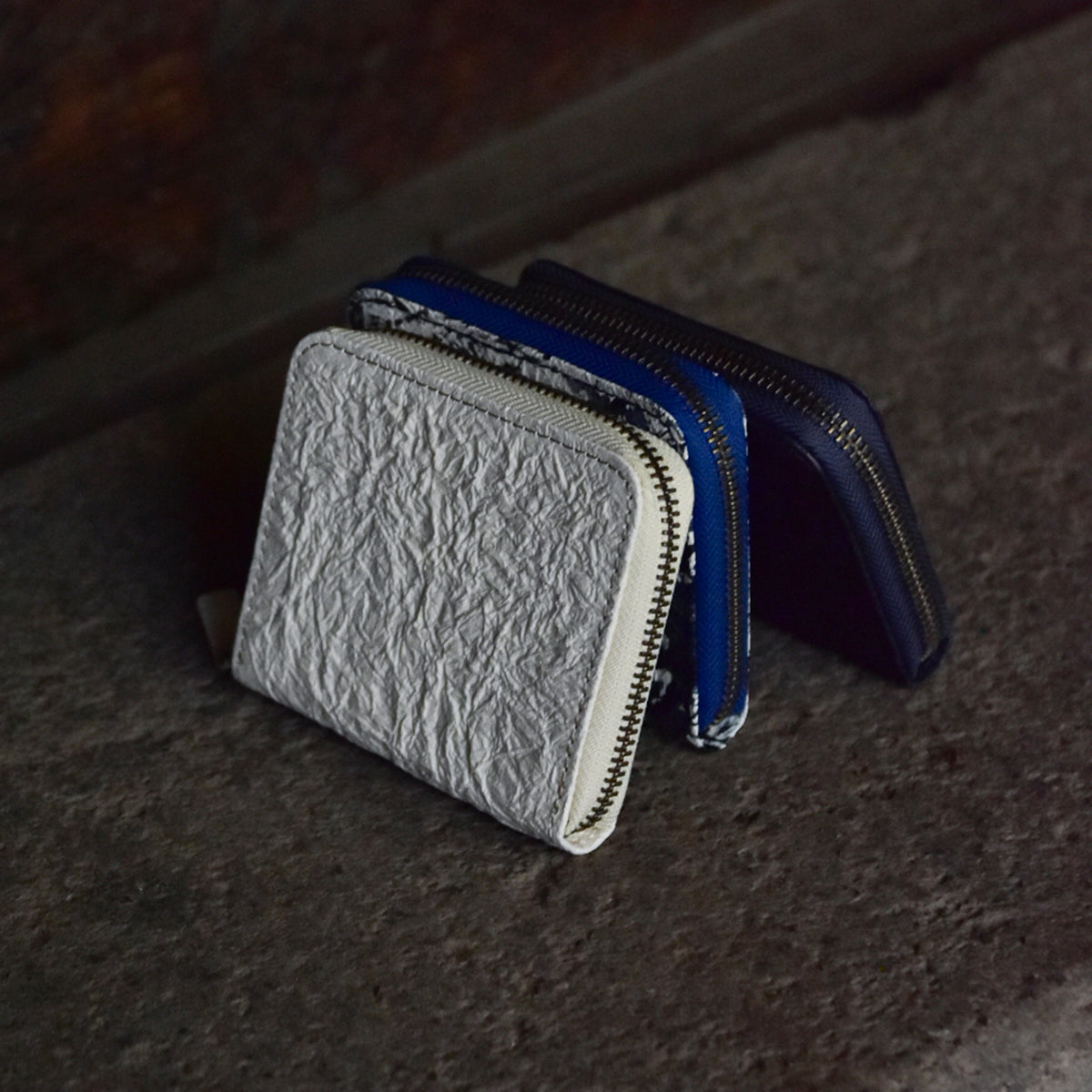【WASHI】MINI ROUND ZIP WALLET / ミニラウンドジップウォレット