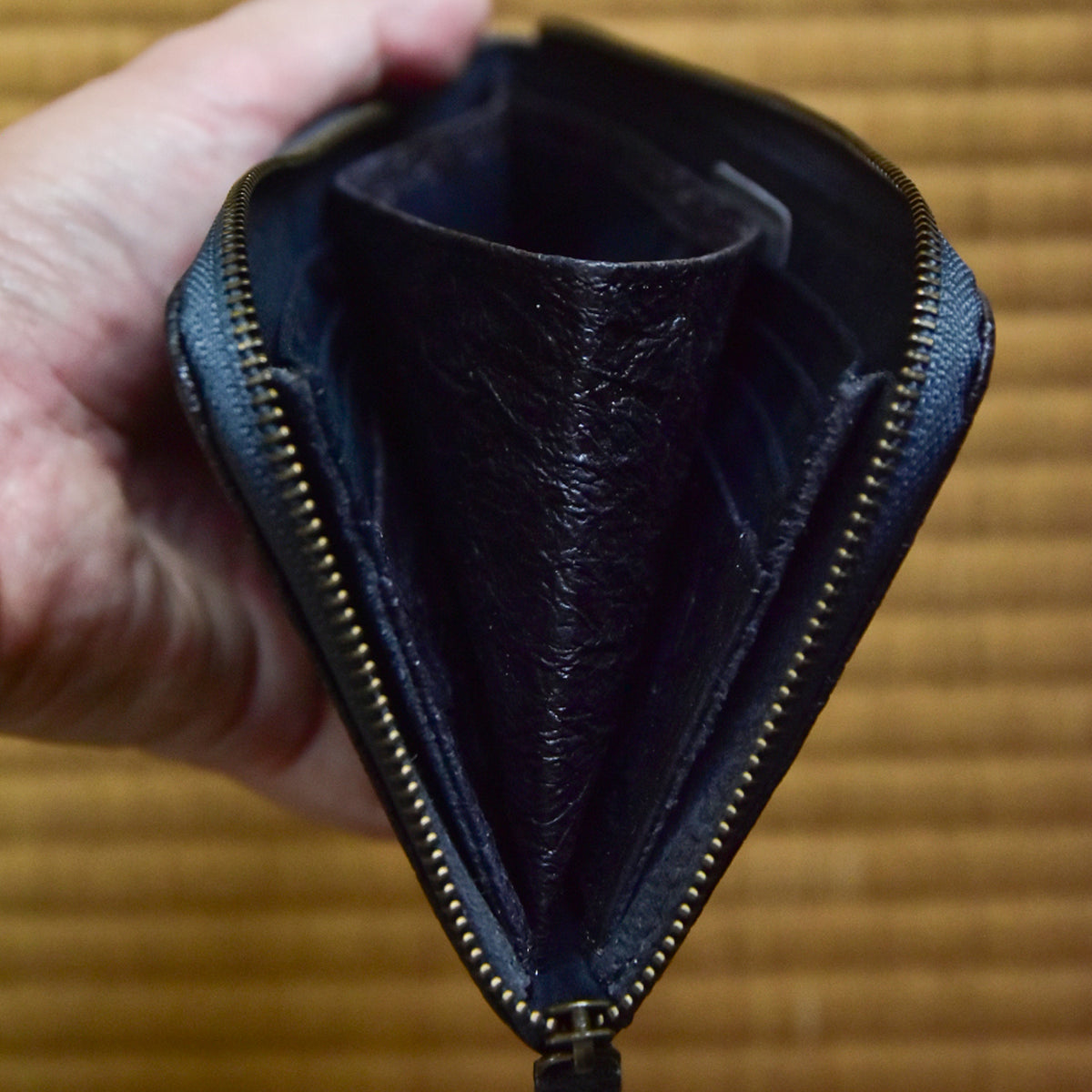 【WASHI】HALF ZIP WALLET LARGE / ハーフジップウォレットラージ