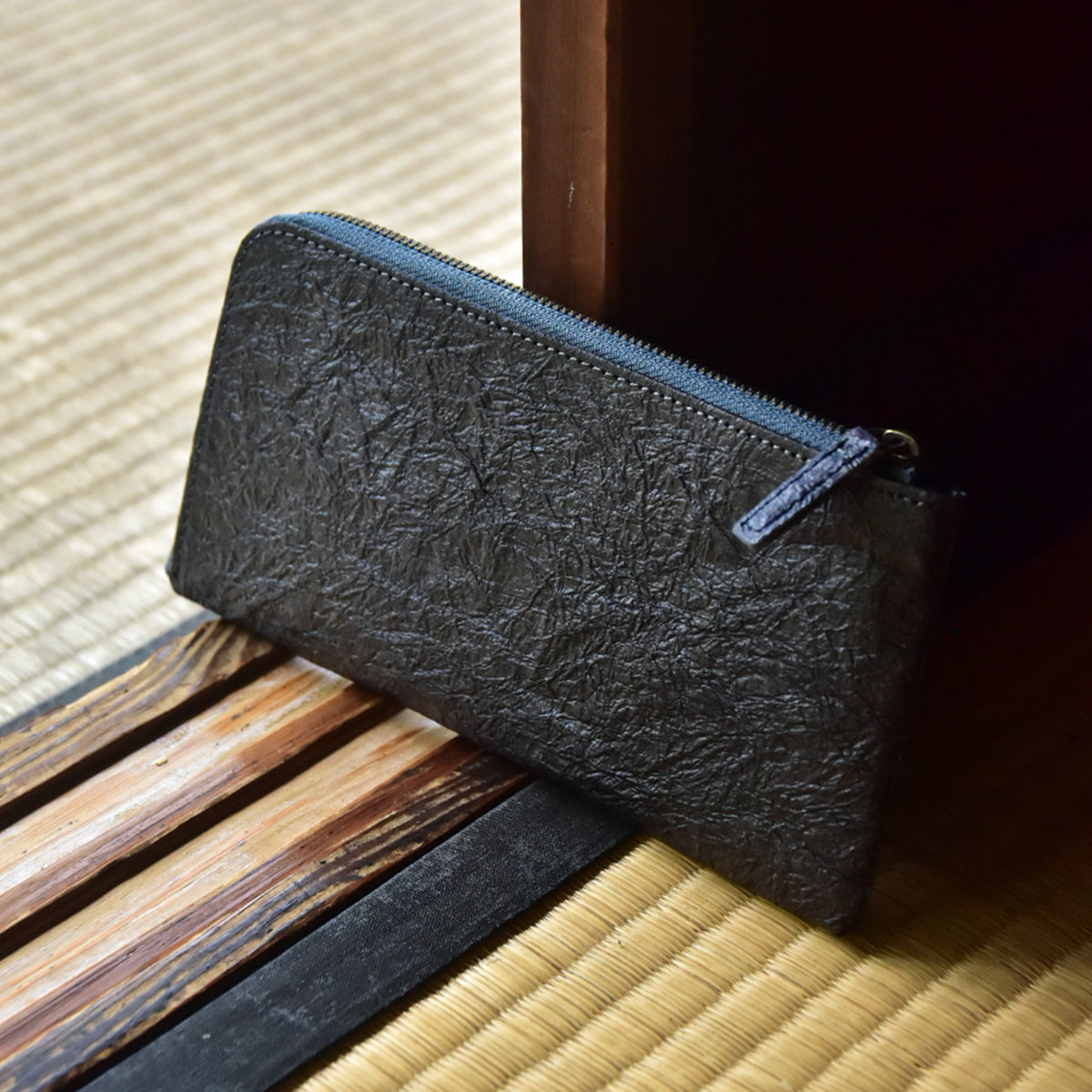 【WASHI】HALF ZIP WALLET LARGE / ハーフジップウォレットラージ