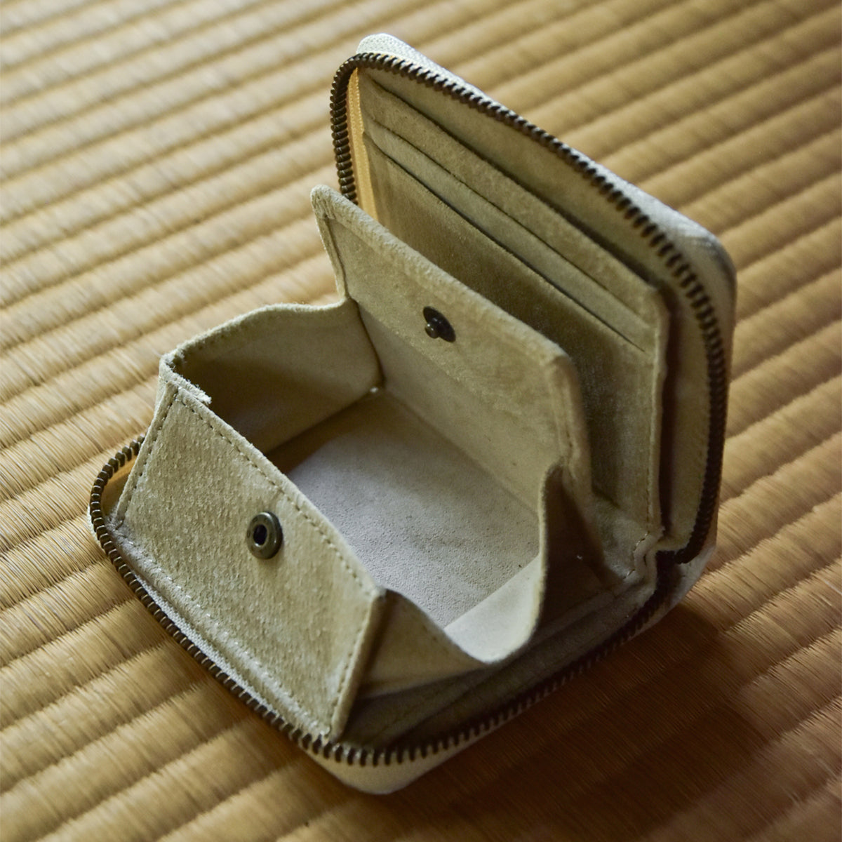 【WASHI】MINI ROUND ZIP WALLET / ミニラウンドジップウォレット