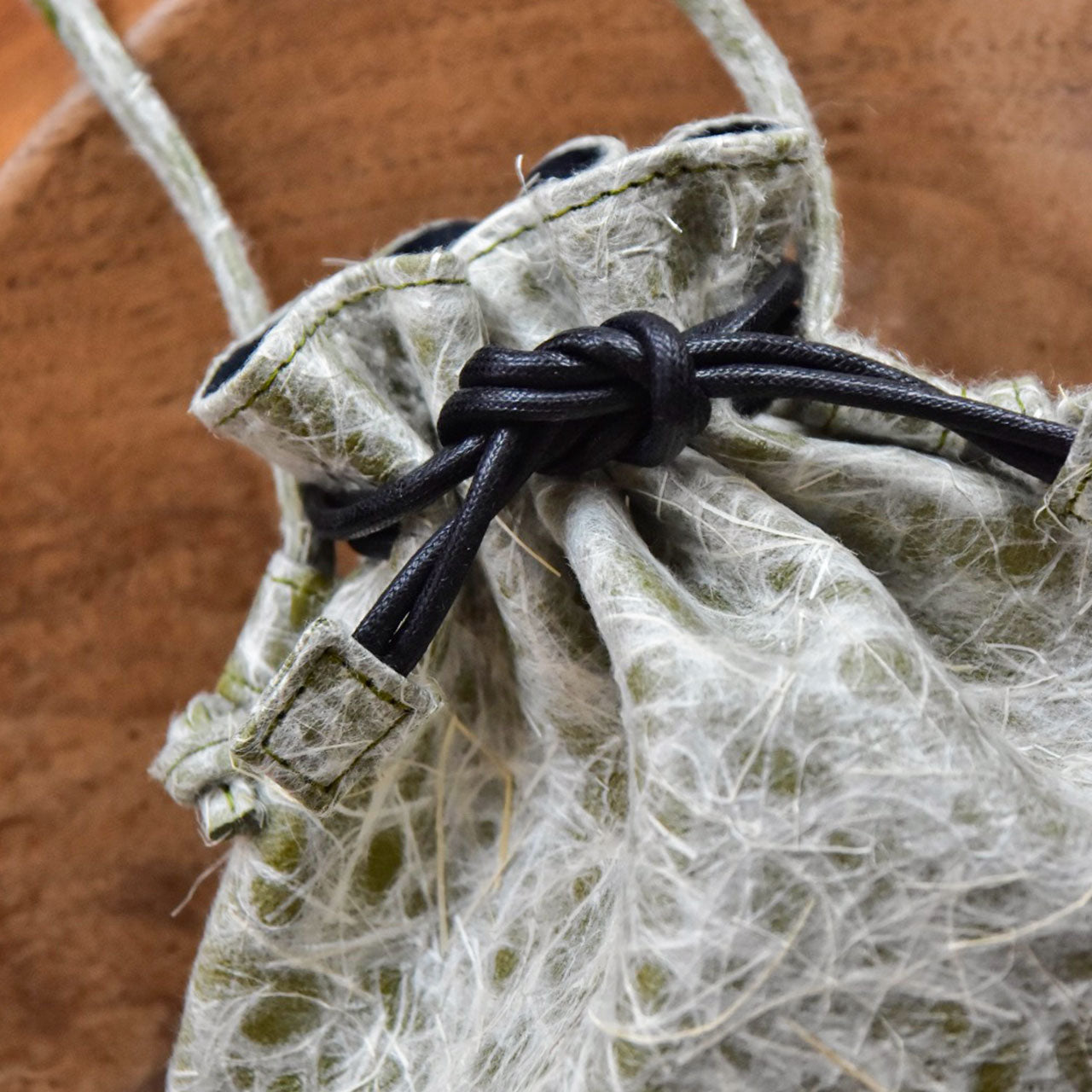 【ASARAKUSUI】KINCHAKU SHOULDER / 巾着ショルダー