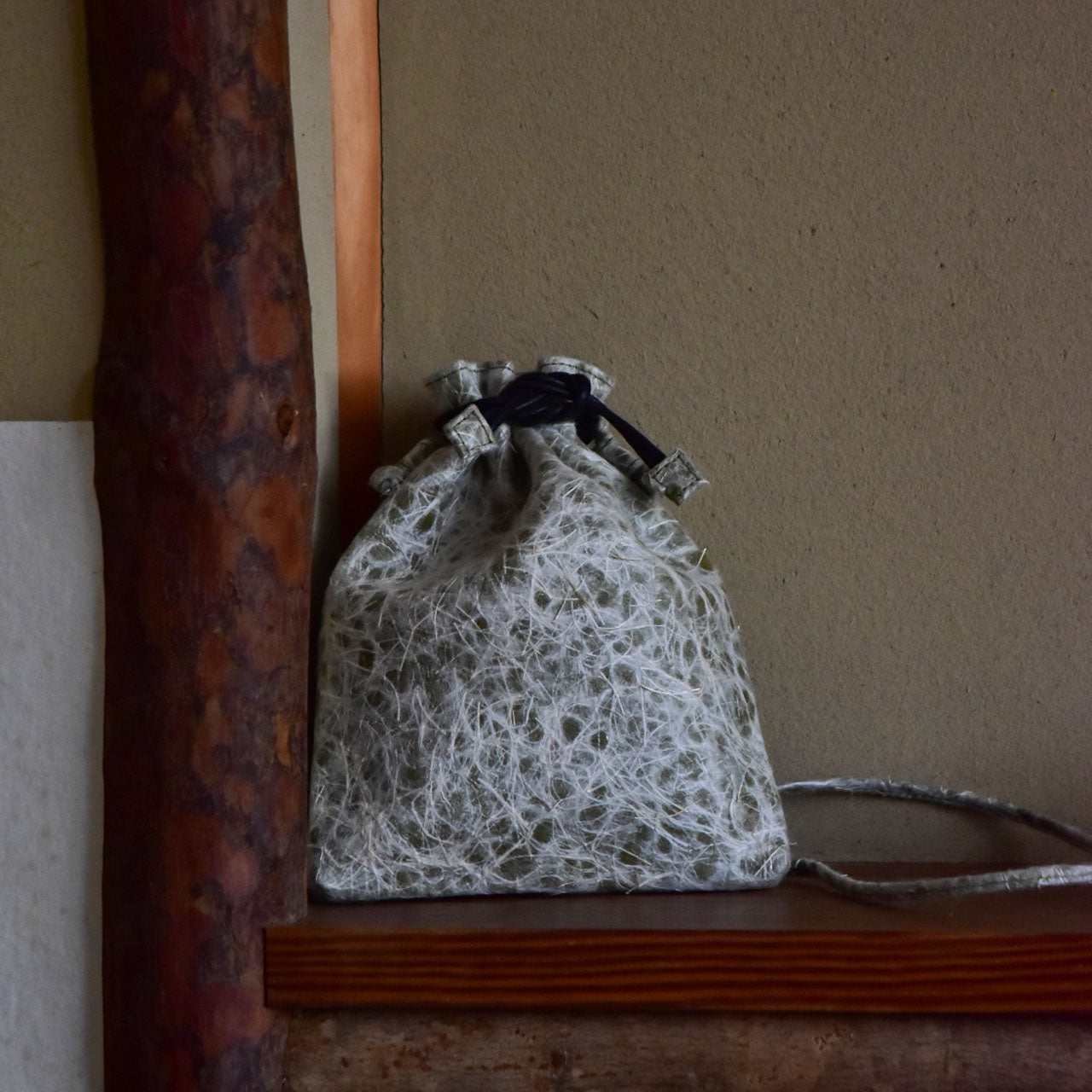 【ASARAKUSUI】KINCHAKU SHOULDER / 巾着ショルダー