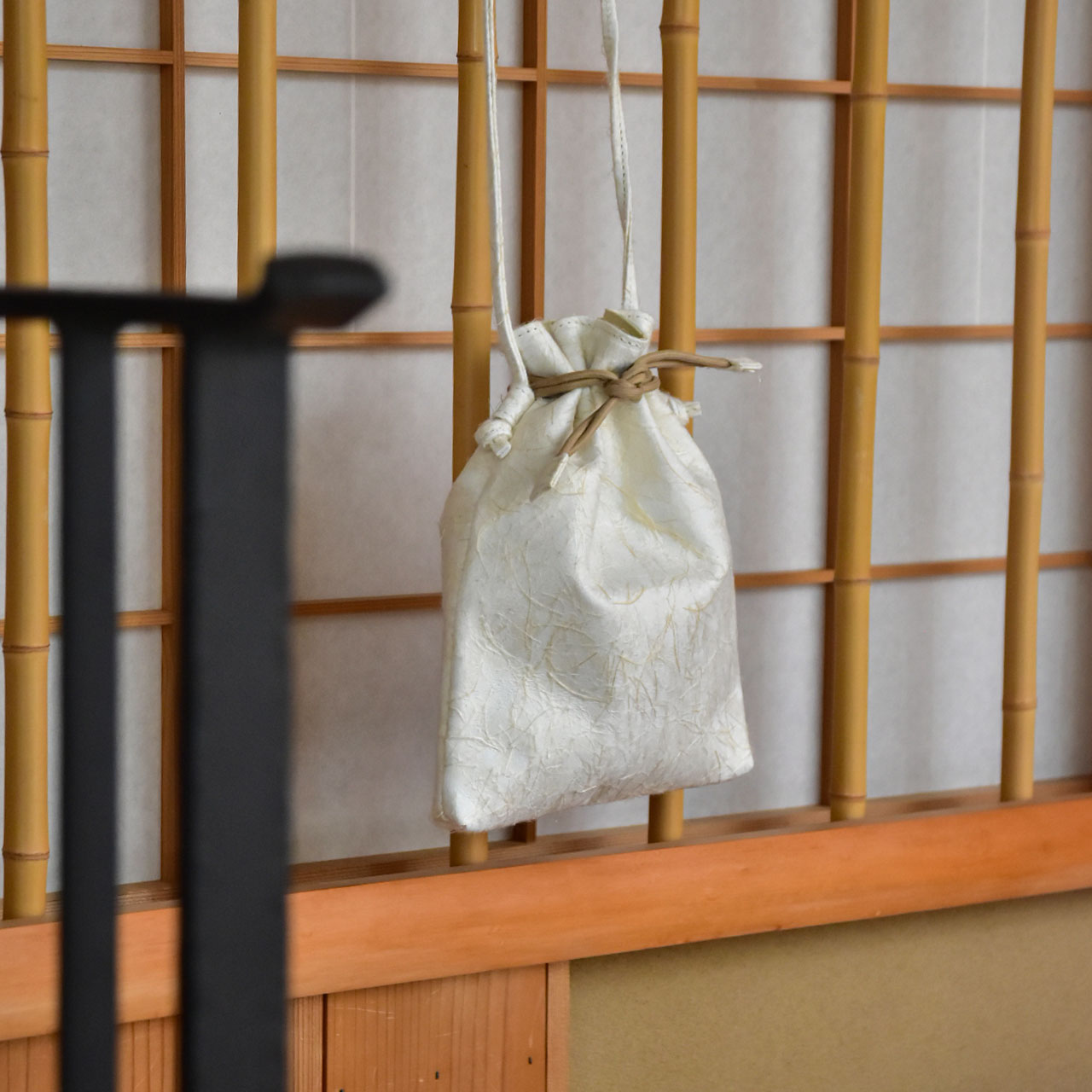 【ASARAKUSUI】KINCHAKU SHOULDER / 巾着ショルダー