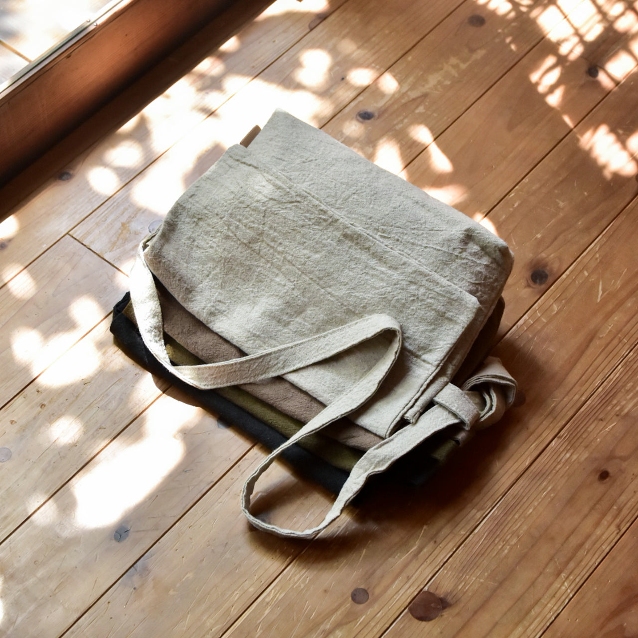 【HYBRID LINEN】Flap Shoulder M / フラップショルダー M