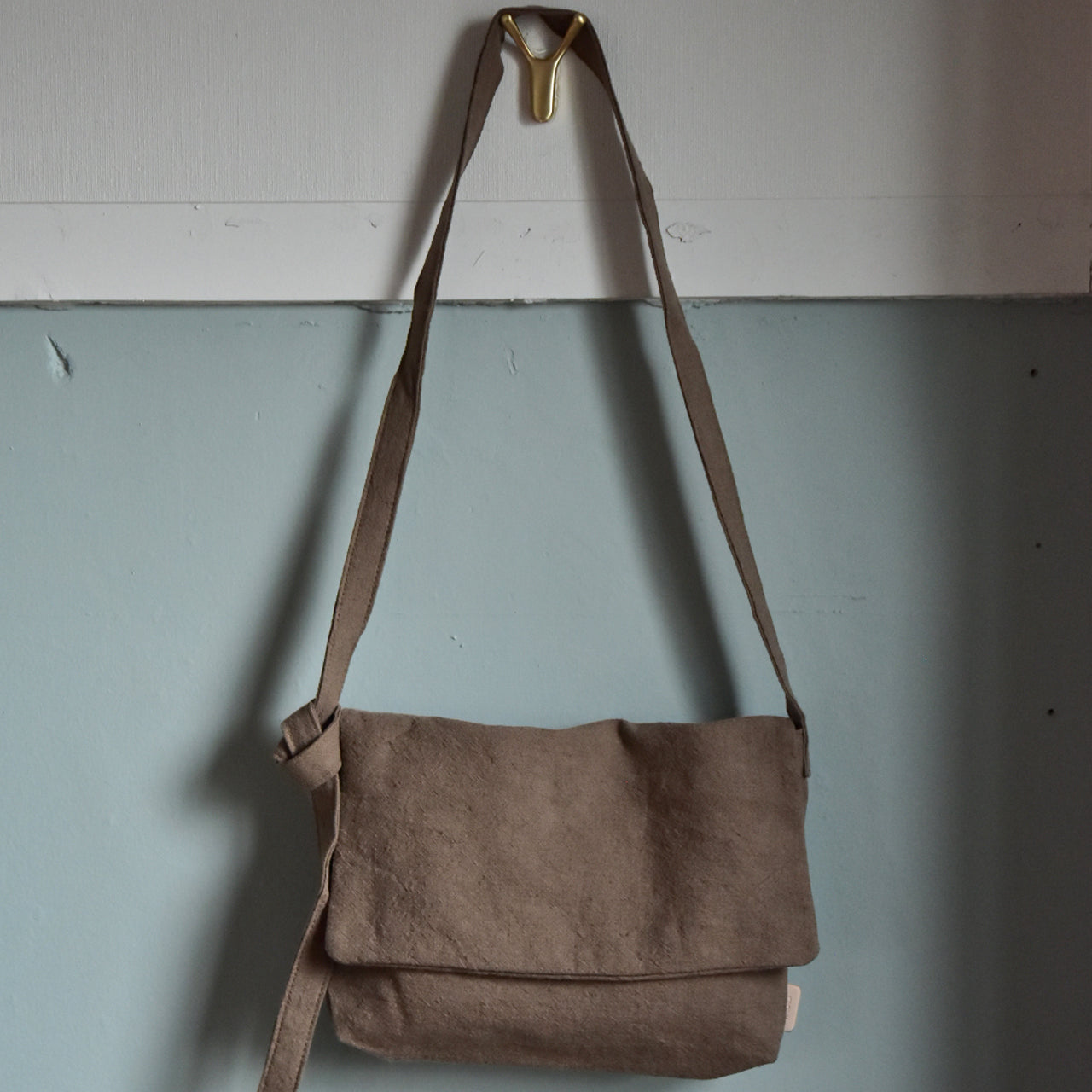 【HYBRID LINEN】Flap Shoulder M / フラップショルダー M