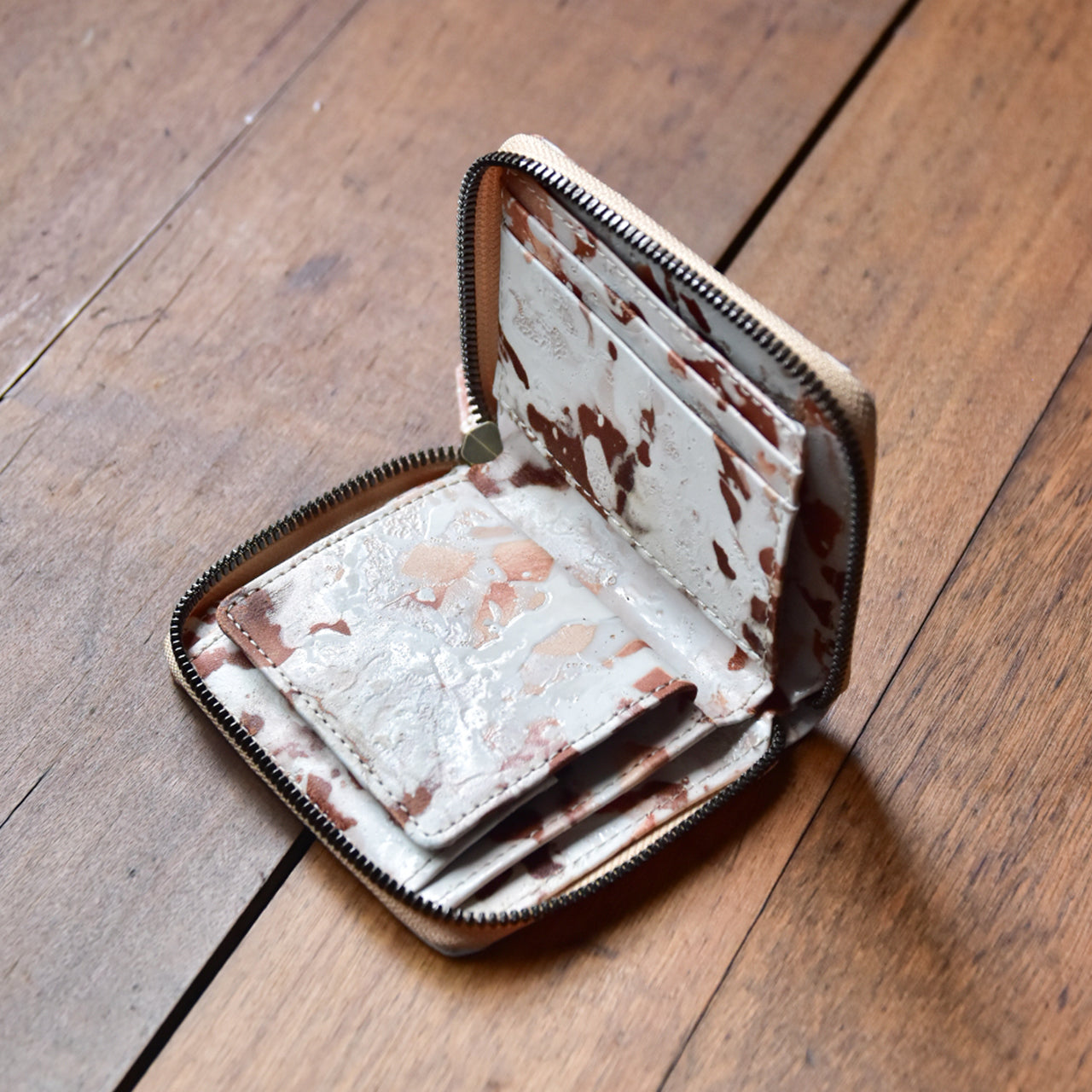 TONOKO】MINI ROUND ZIP WALLET / ミニラウンドジップウォレット
