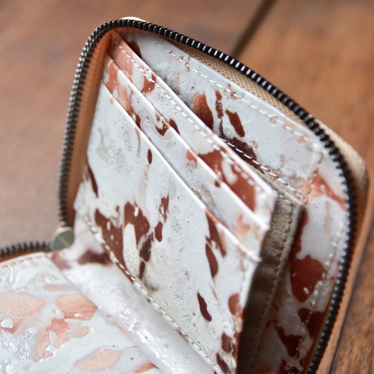 TONOKO】MINI ROUND ZIP WALLET / ミニラウンドジップウォレット