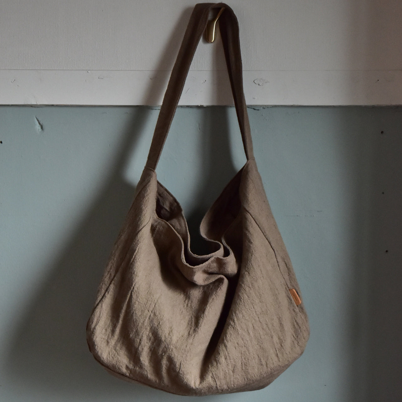HYBRID LINEN】NEWSPAPER BAG L / ニュースペーパーバッグ L