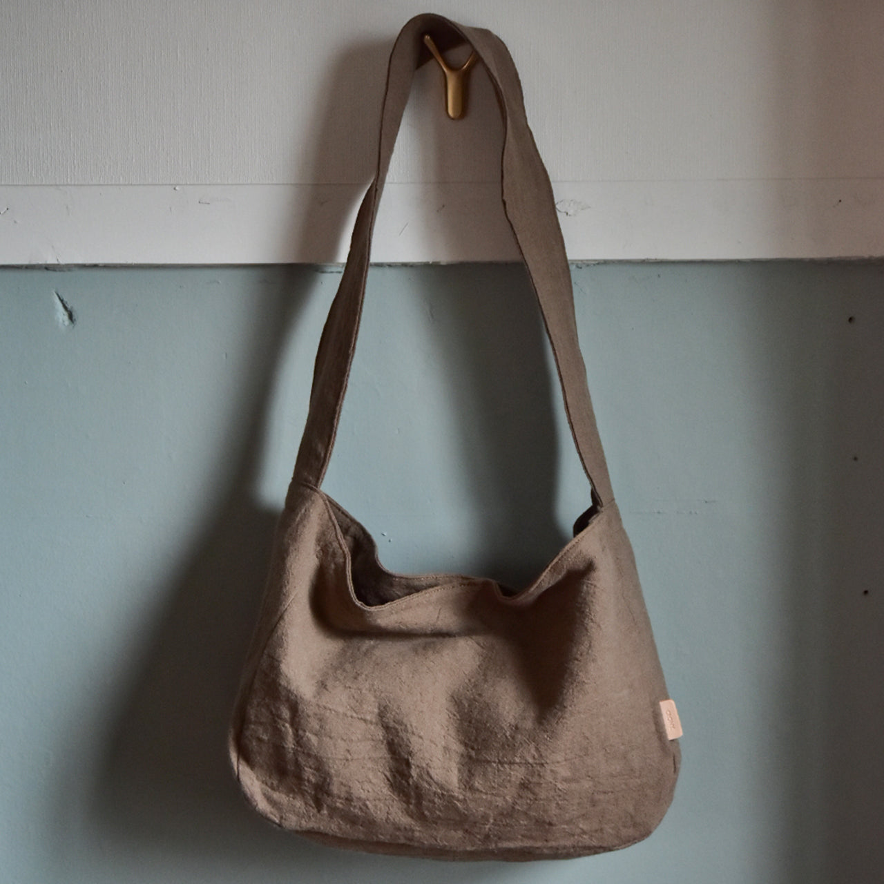 【HYBRID LINEN】Newspaper Bag M / ニュースペーパーバッグ M
