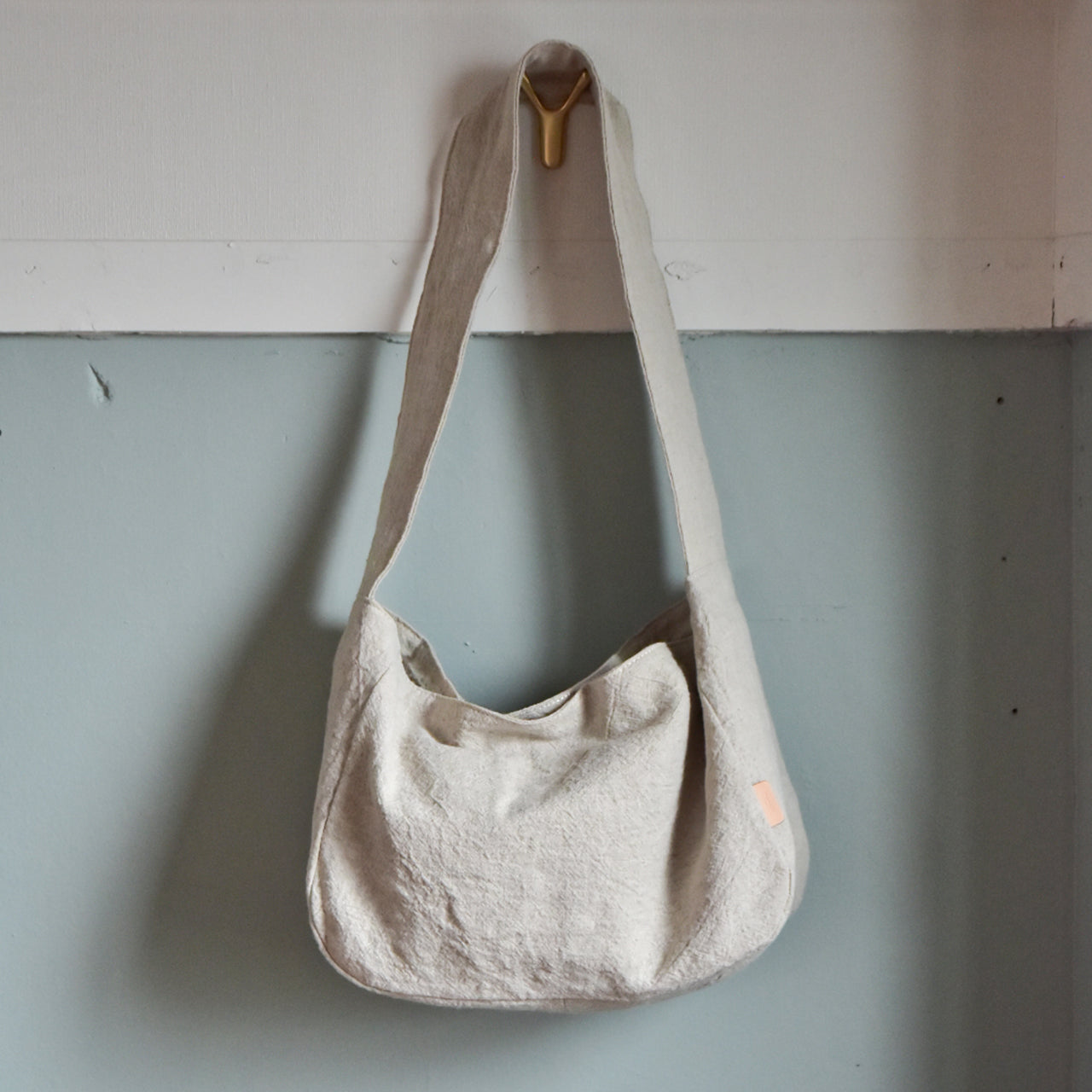 【HYBRID LINEN】Newspaper Bag M / ニュースペーパーバッグ M